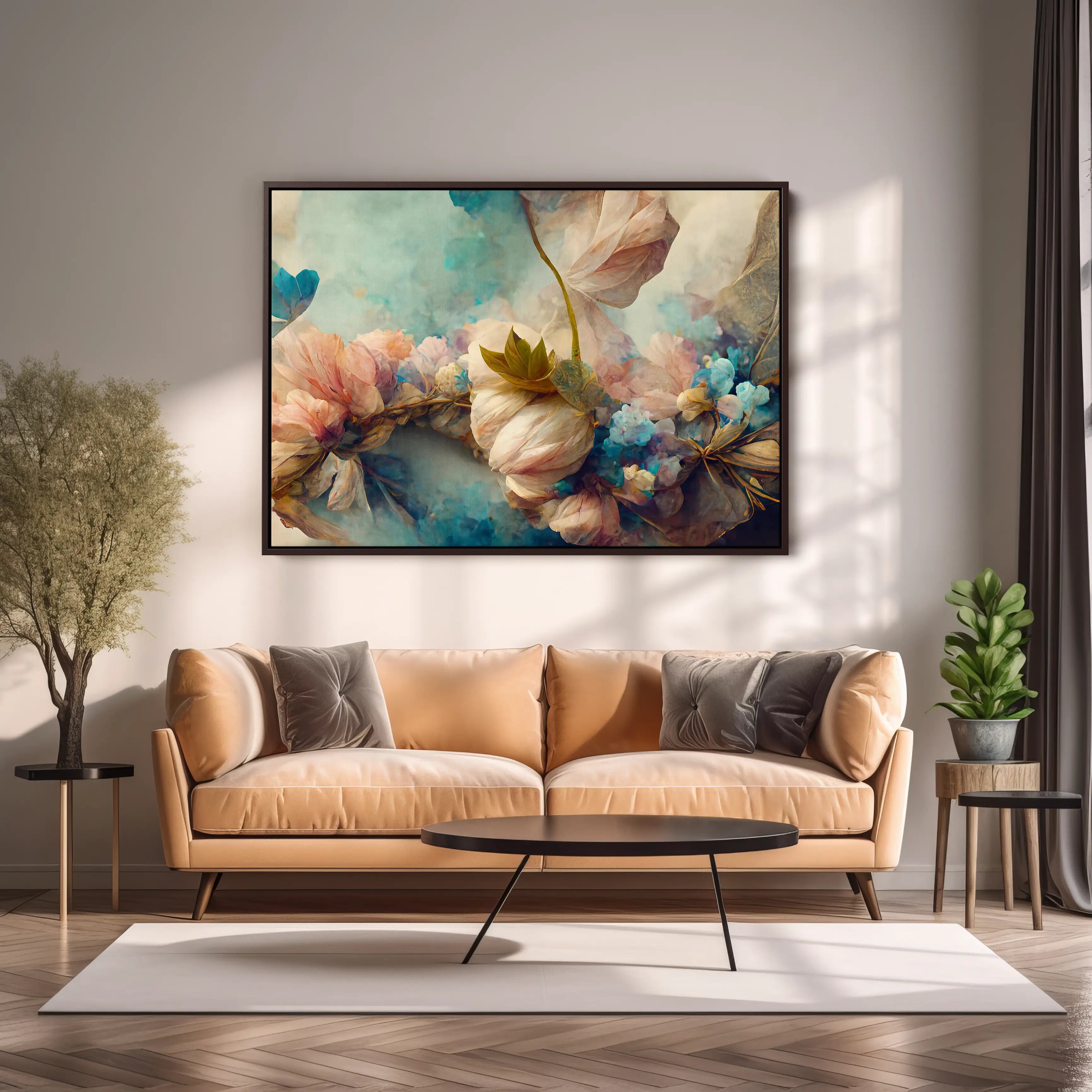 Floral Canvas Wall Art SAD578