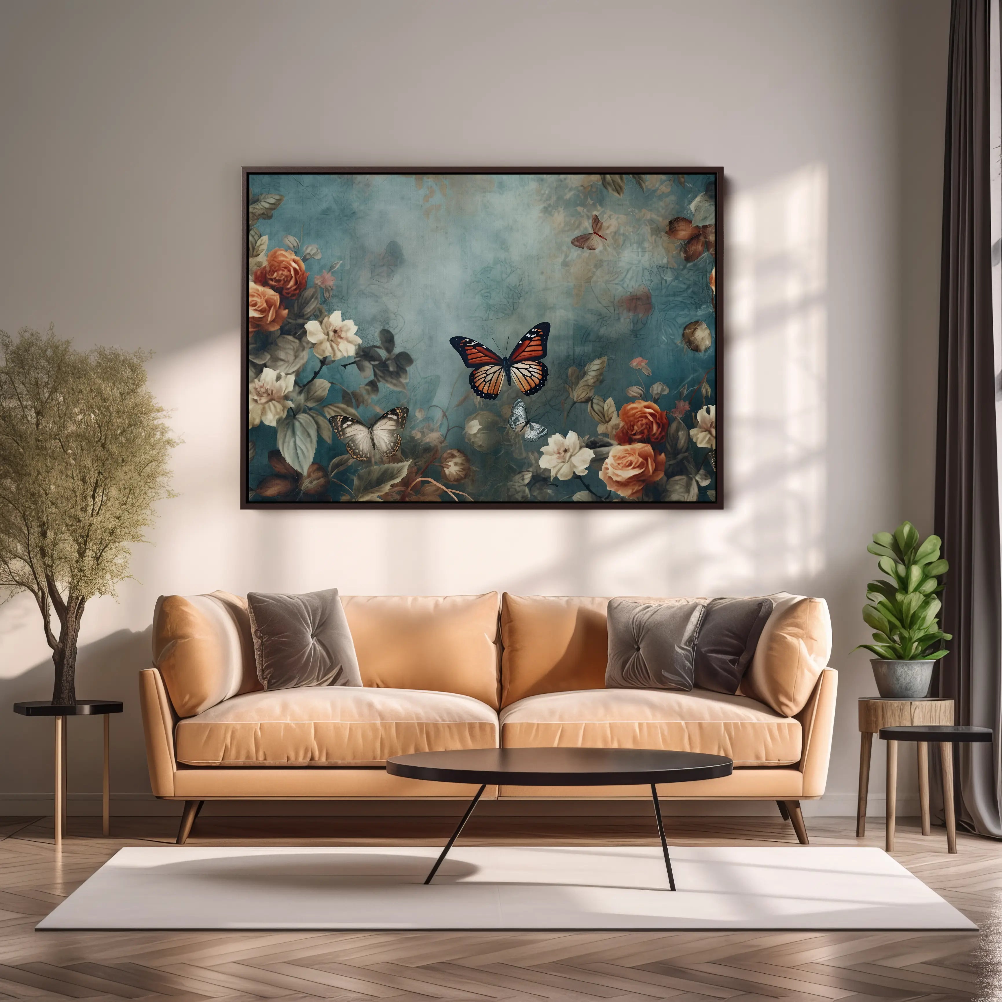 Floral Canvas Wall Art SAD657