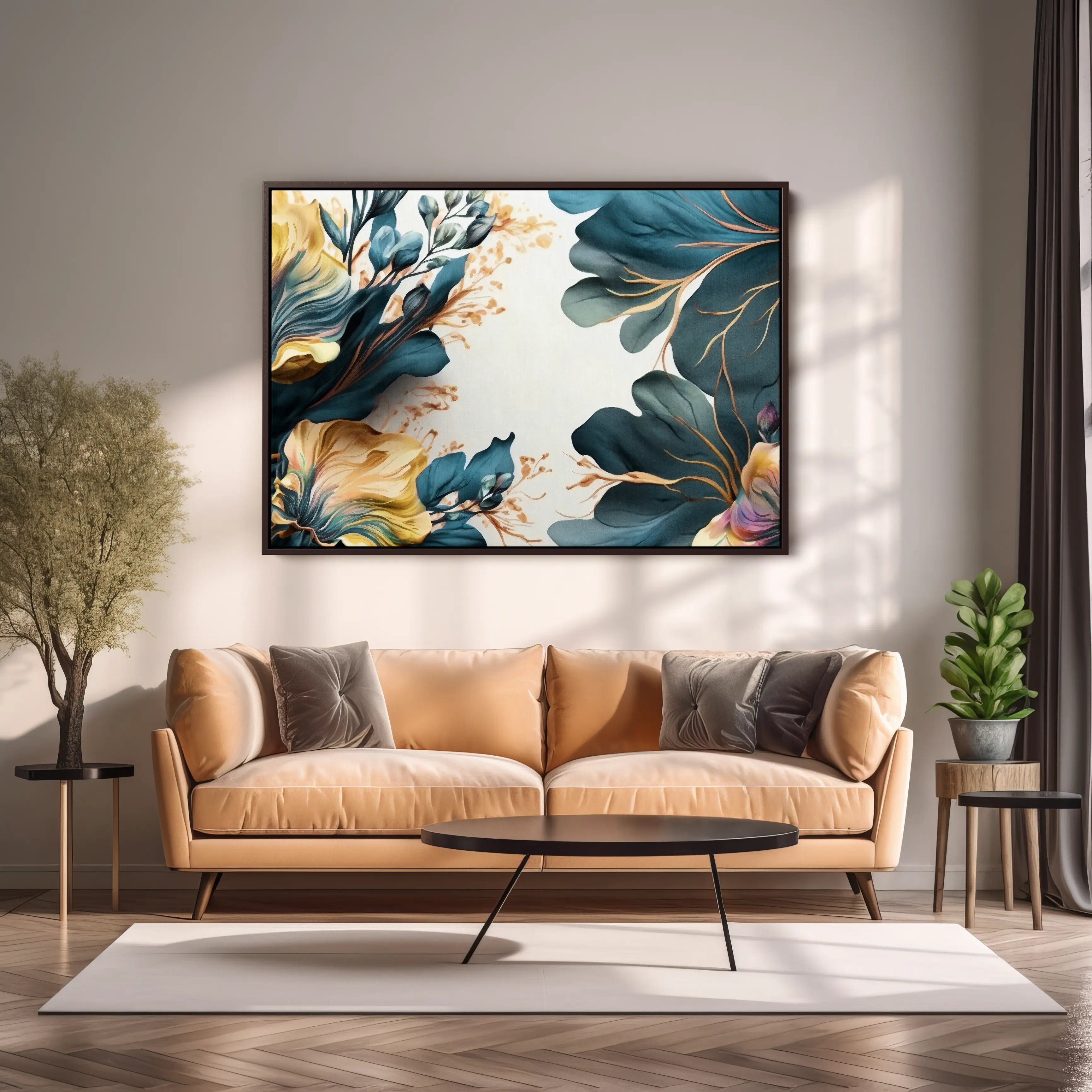 Floral Canvas Wall Art SAD612