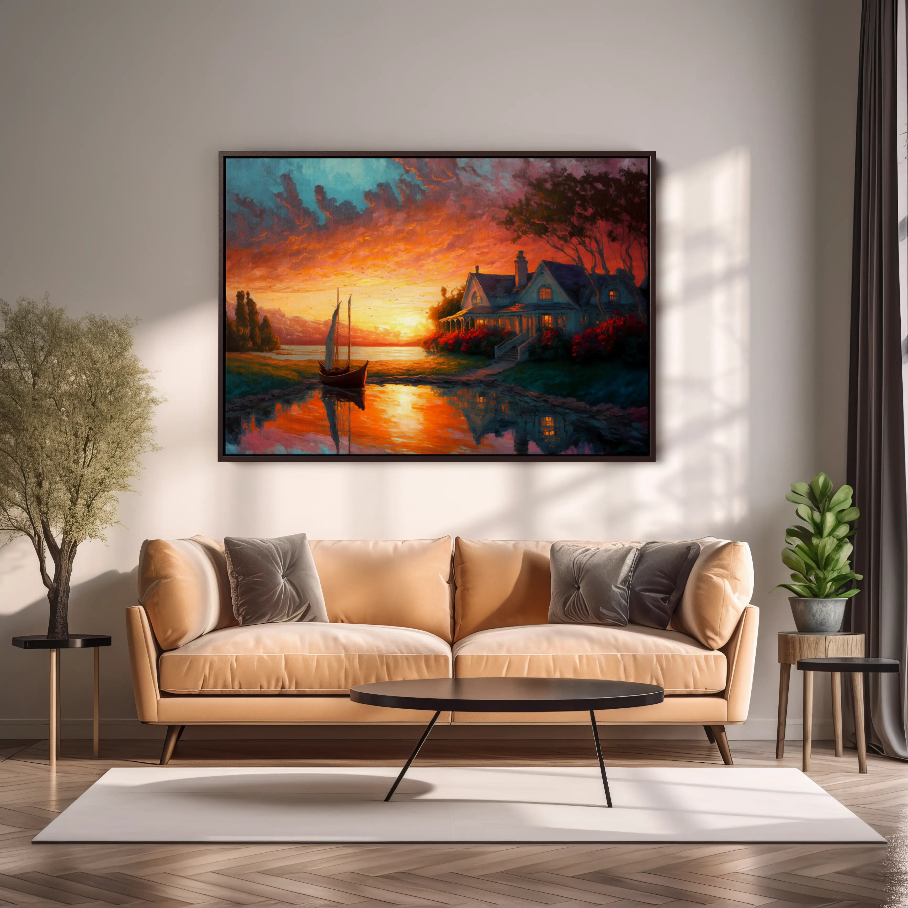 Landscape Canvas Wall Art SAD672