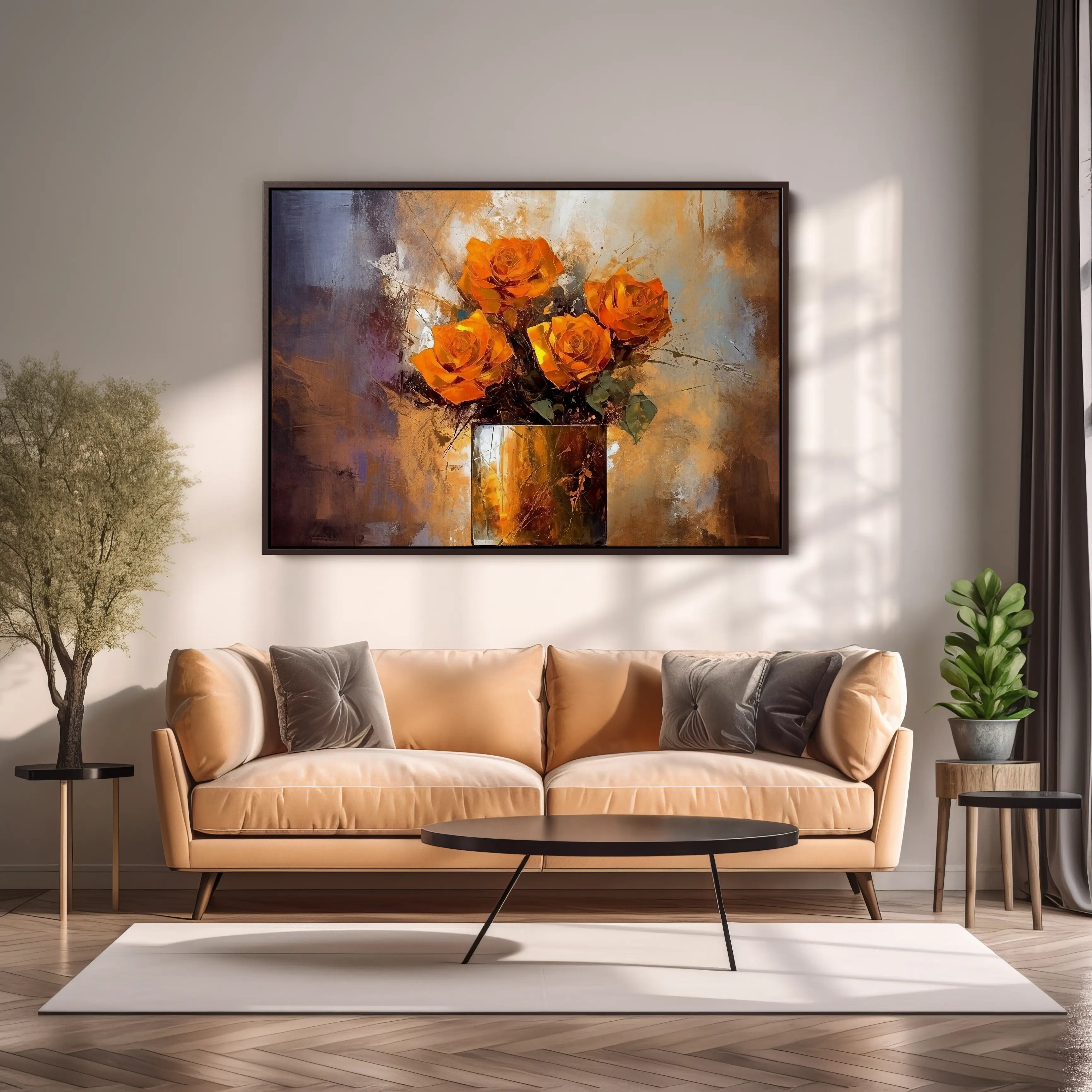Floral Canvas Wall Art SAD574