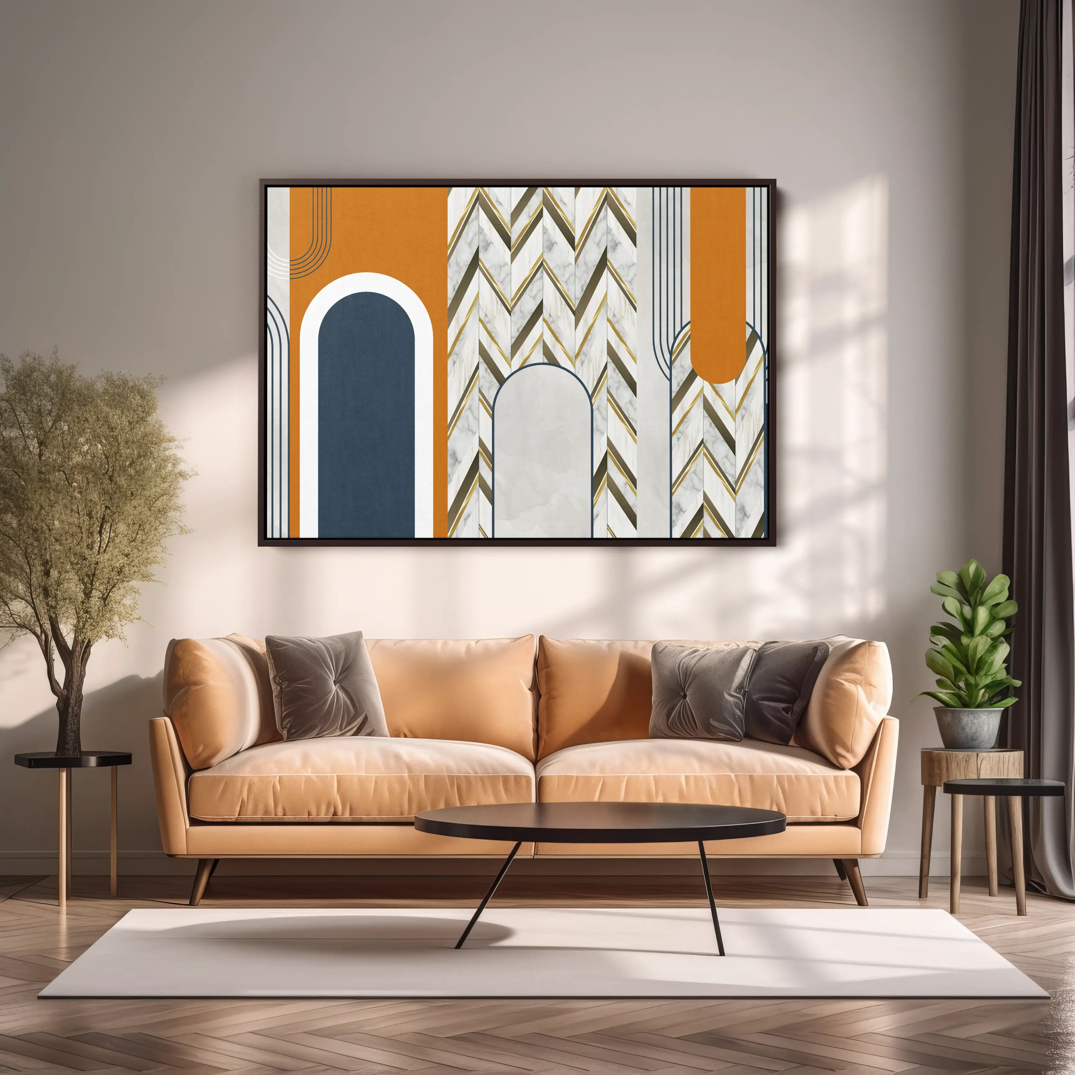 Abstract Canvas Wall Art SAD587