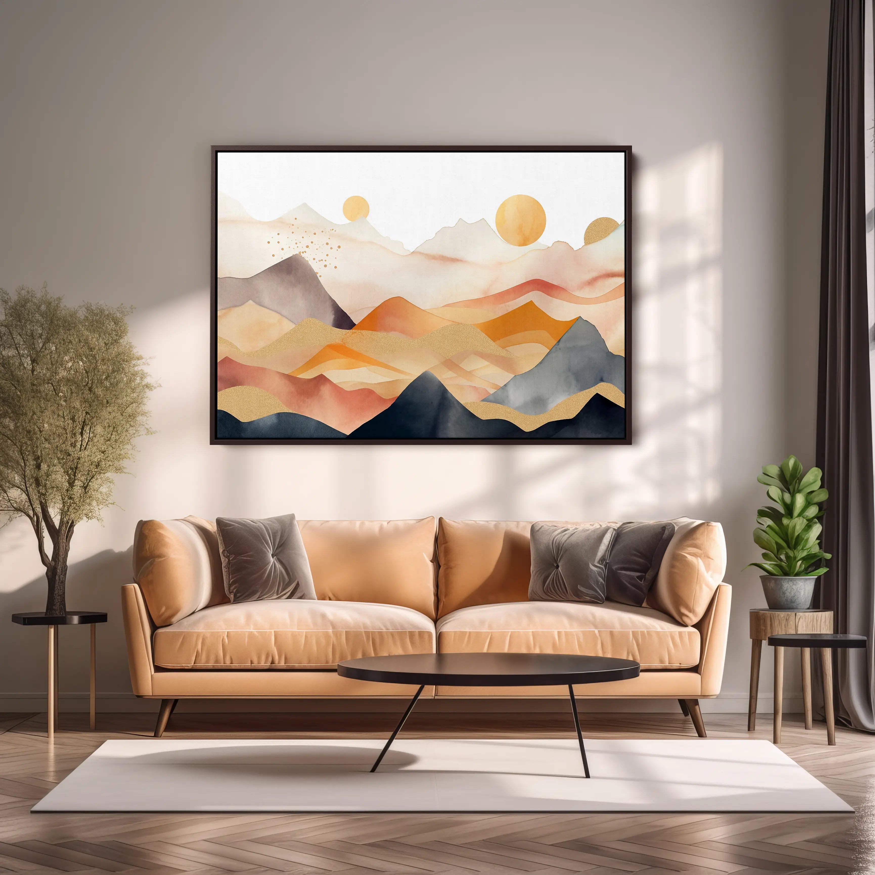 Abstract Canvas Wall Art SAD1819