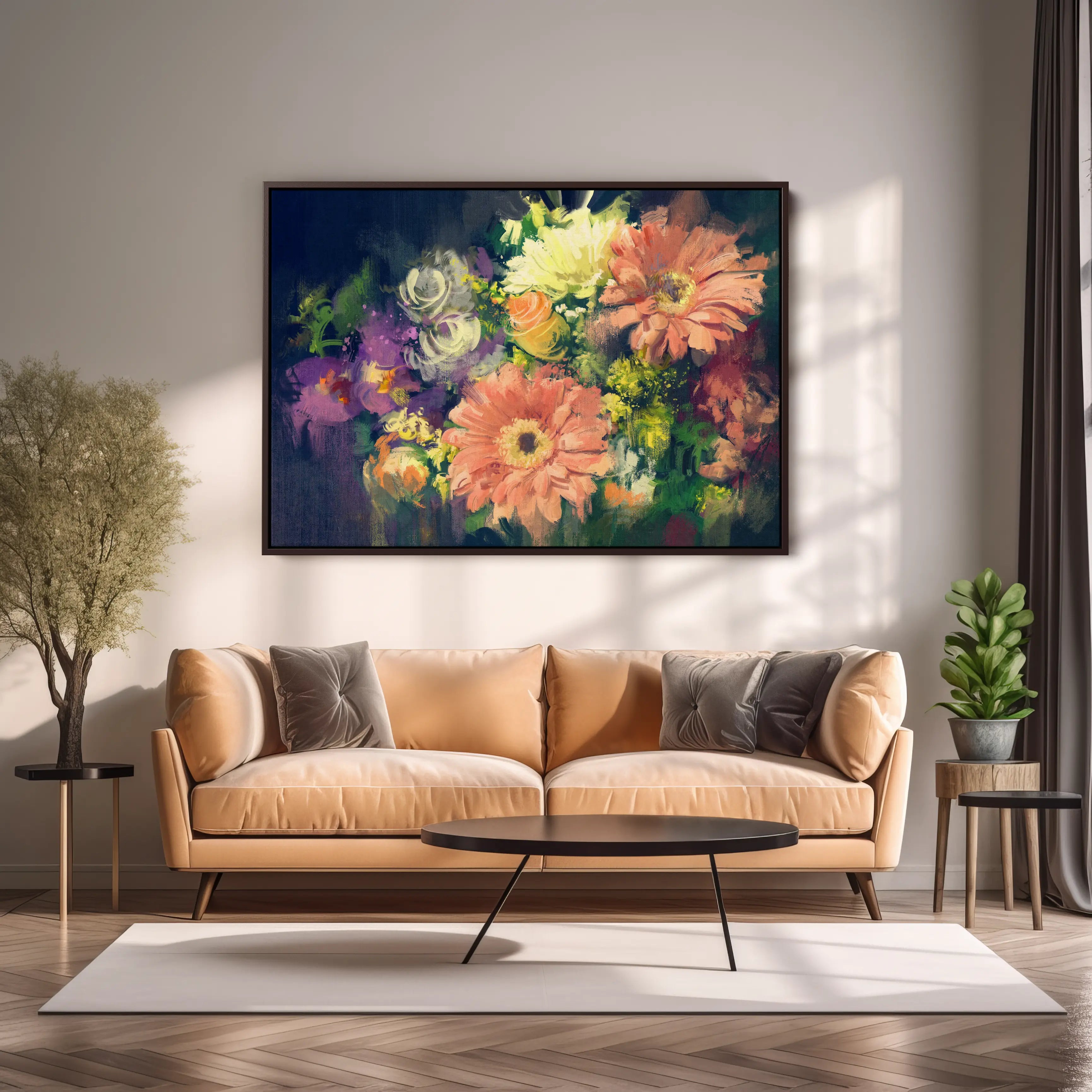 Floral Canvas Wall Art SAD648