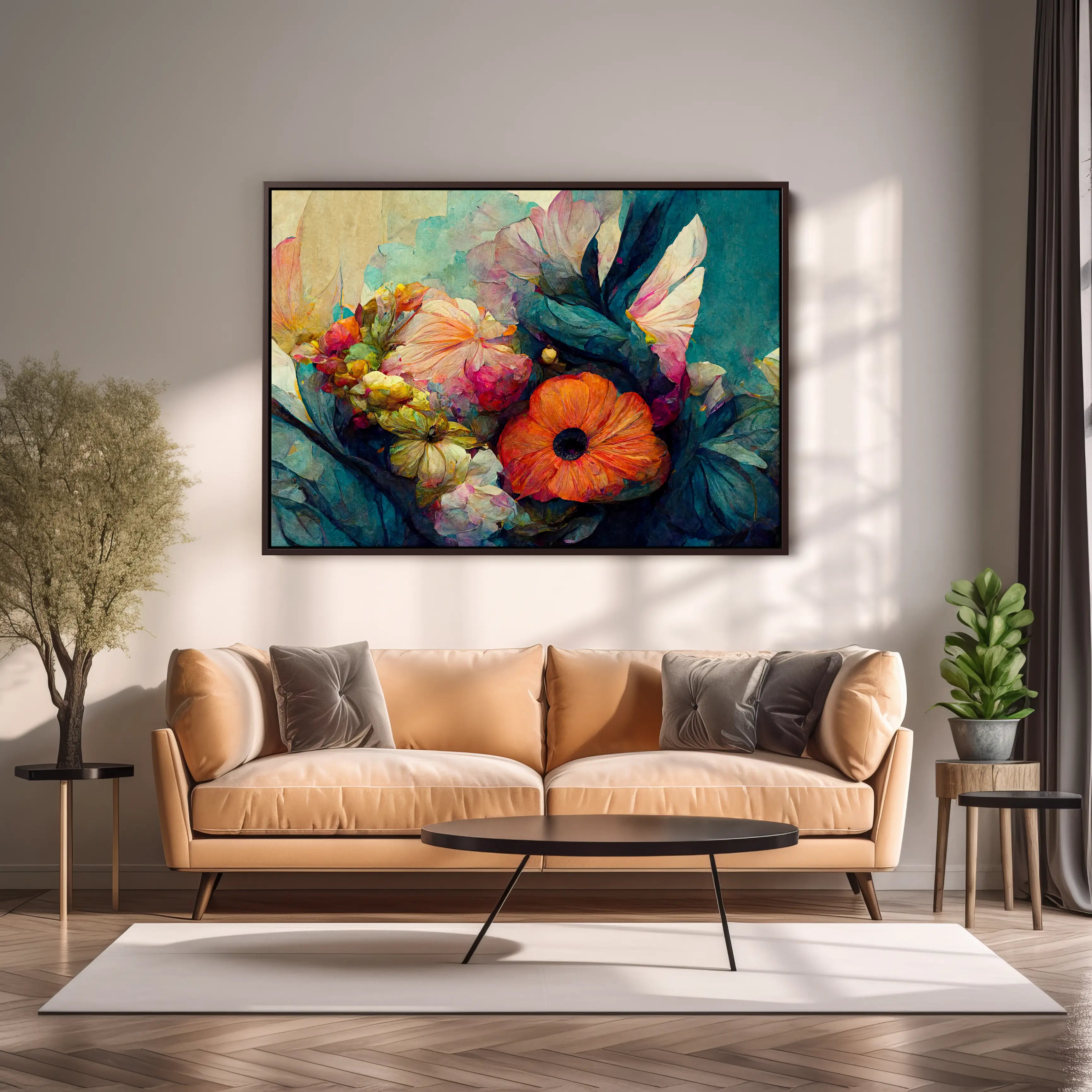Floral Canvas Wall Art SAD685