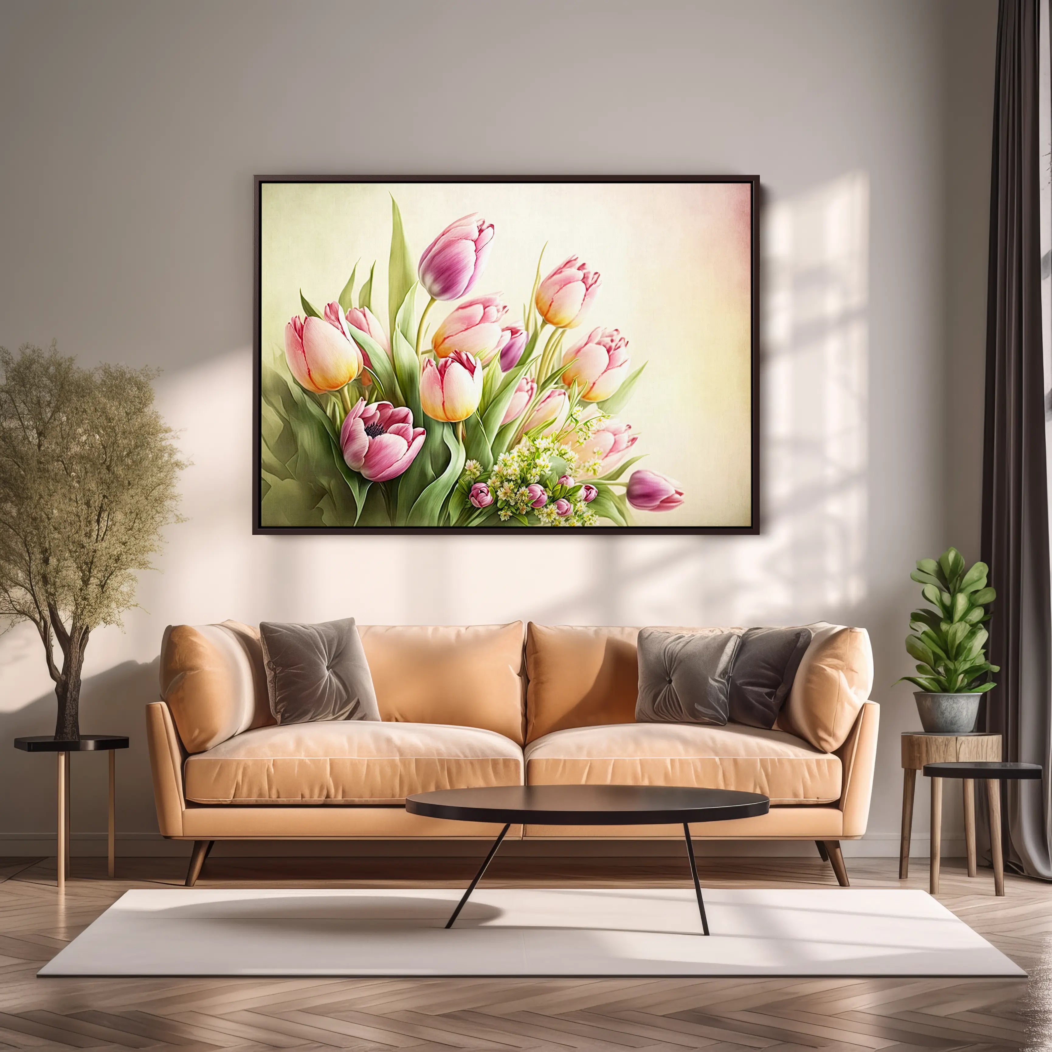 Floral Canvas Wall Art SAD594