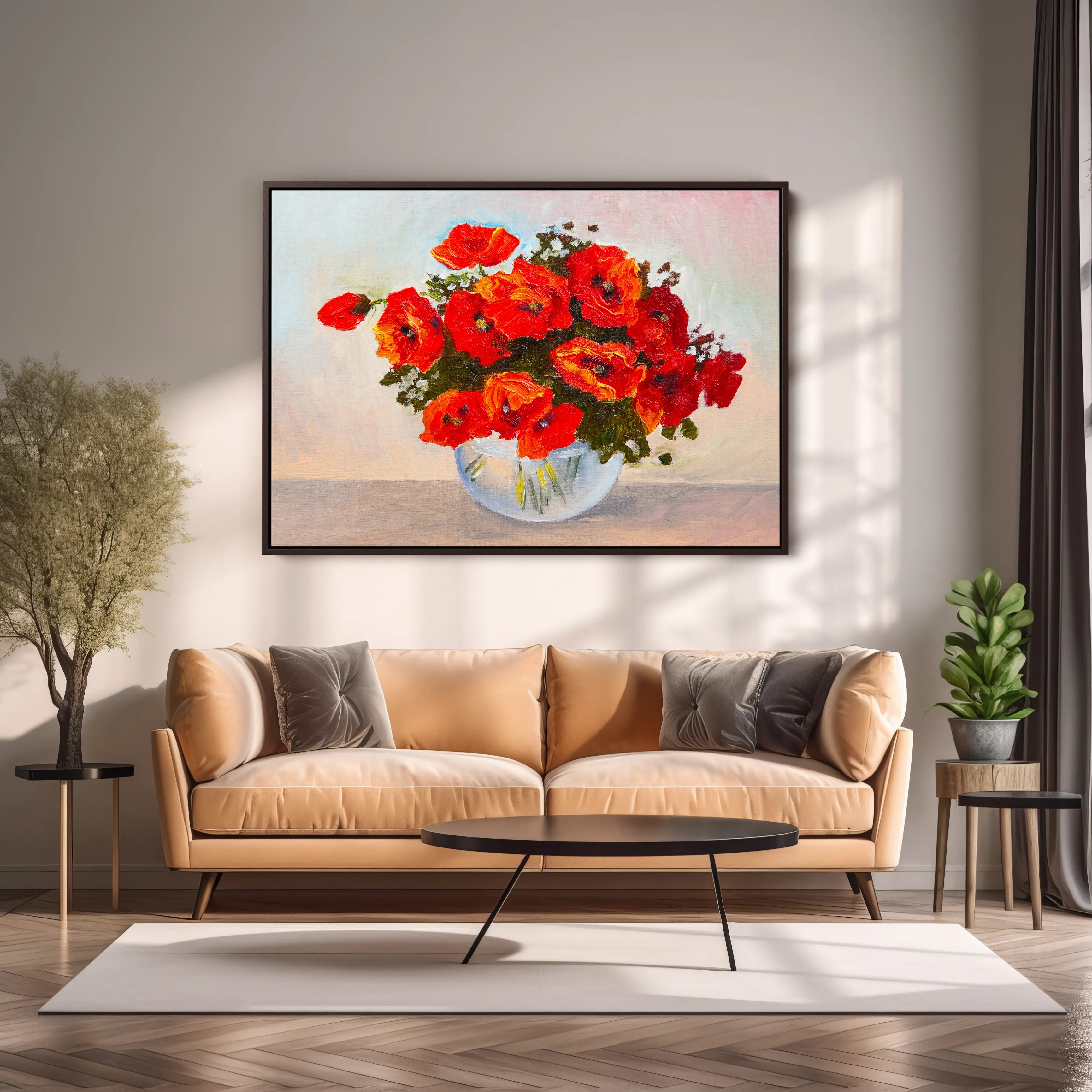 Floral Canvas Wall Art SAD851