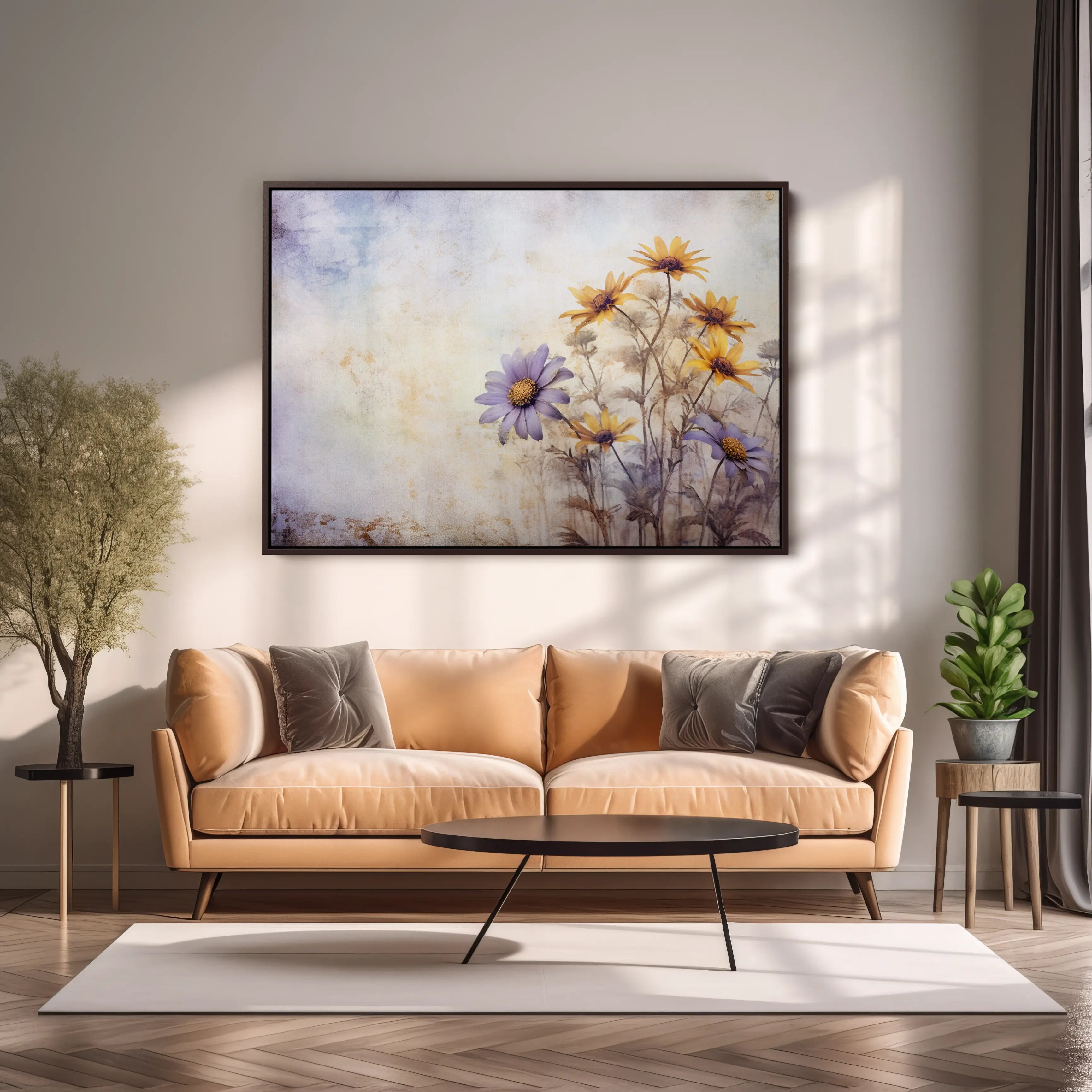 Floral Canvas Wall Art SAD581