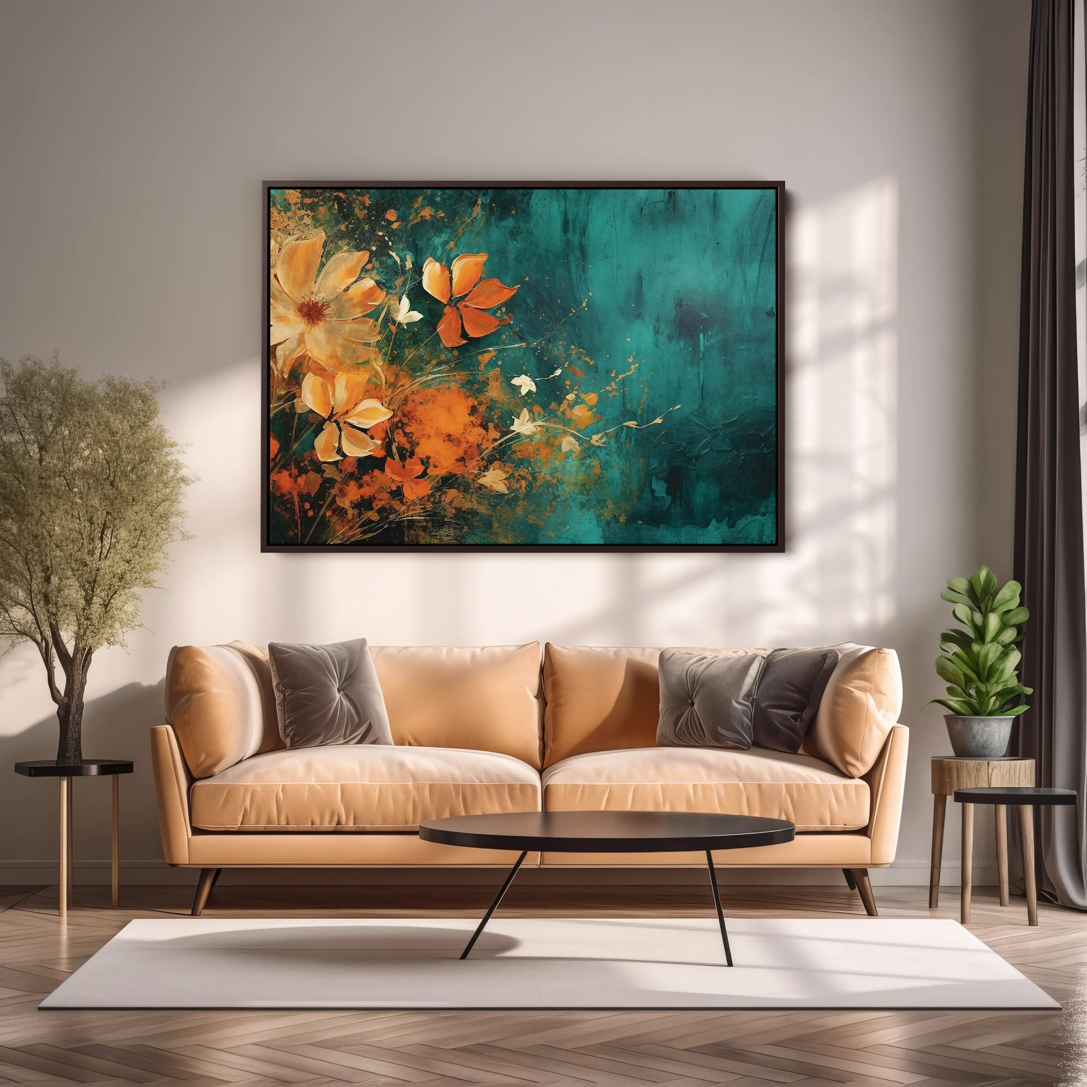 Floral Canvas Wall Art SAD600