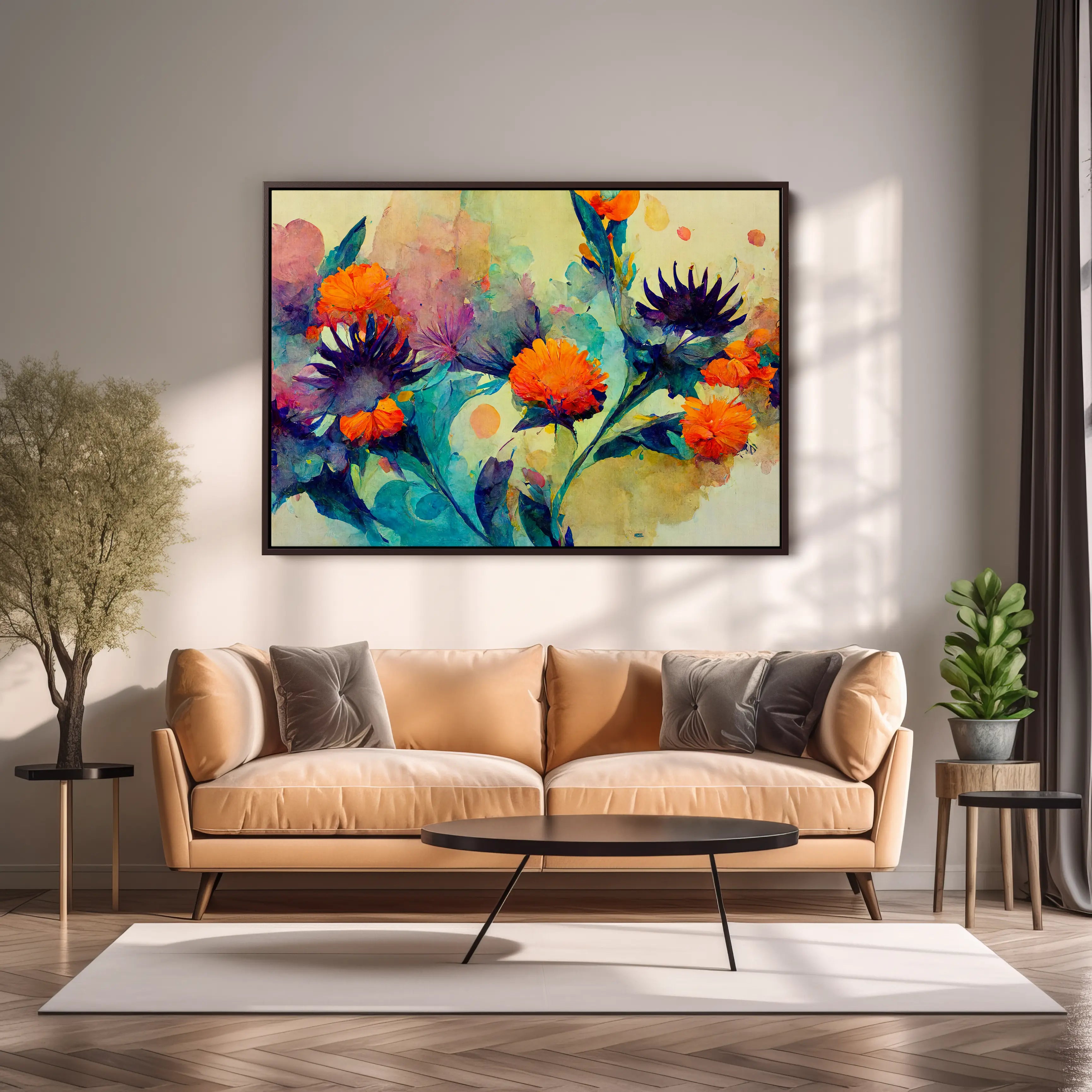Floral Canvas Wall Art SAD730