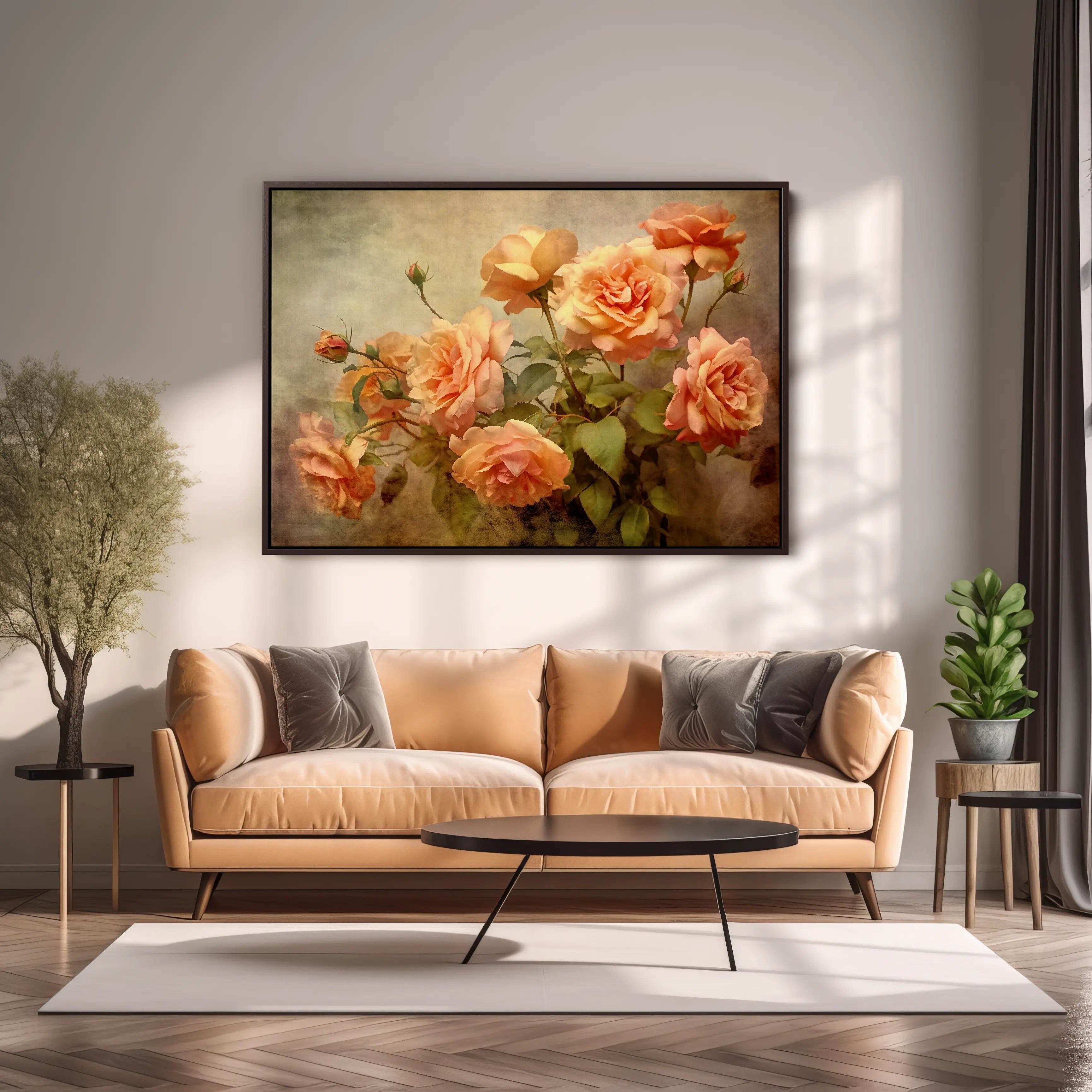Floral Canvas Wall Art SAD565