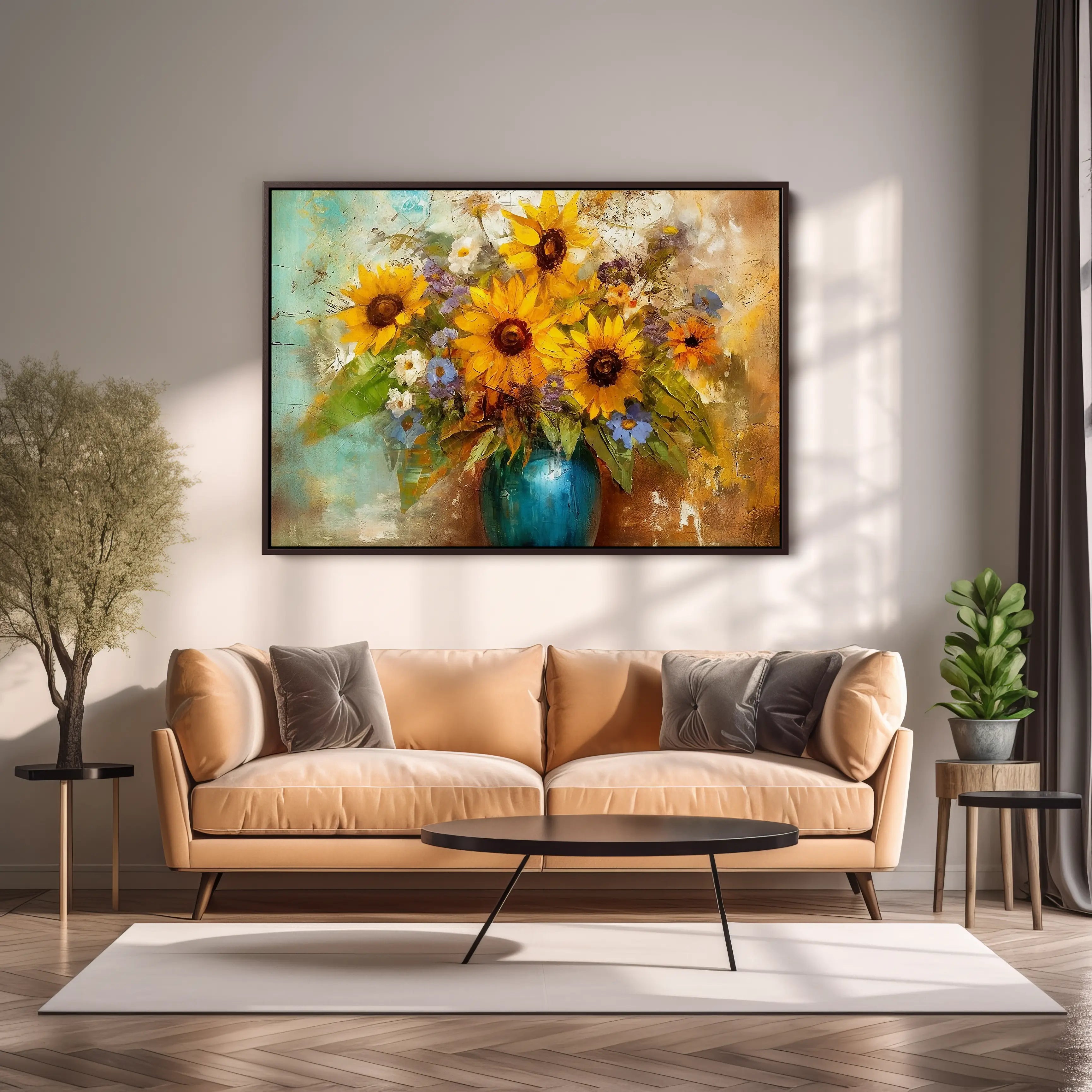 Floral Canvas Wall Art SAD704