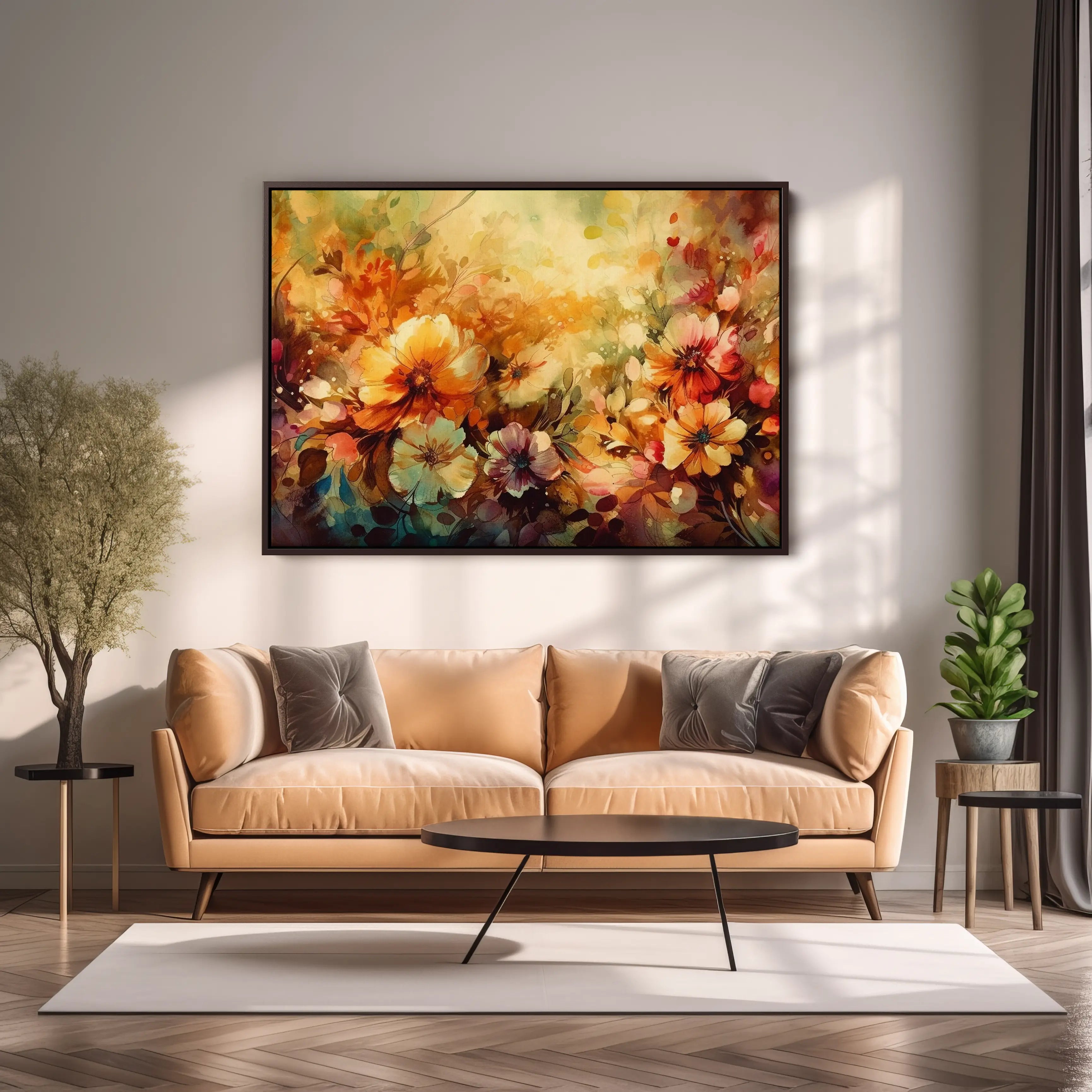 Floral Canvas Wall Art SAD622