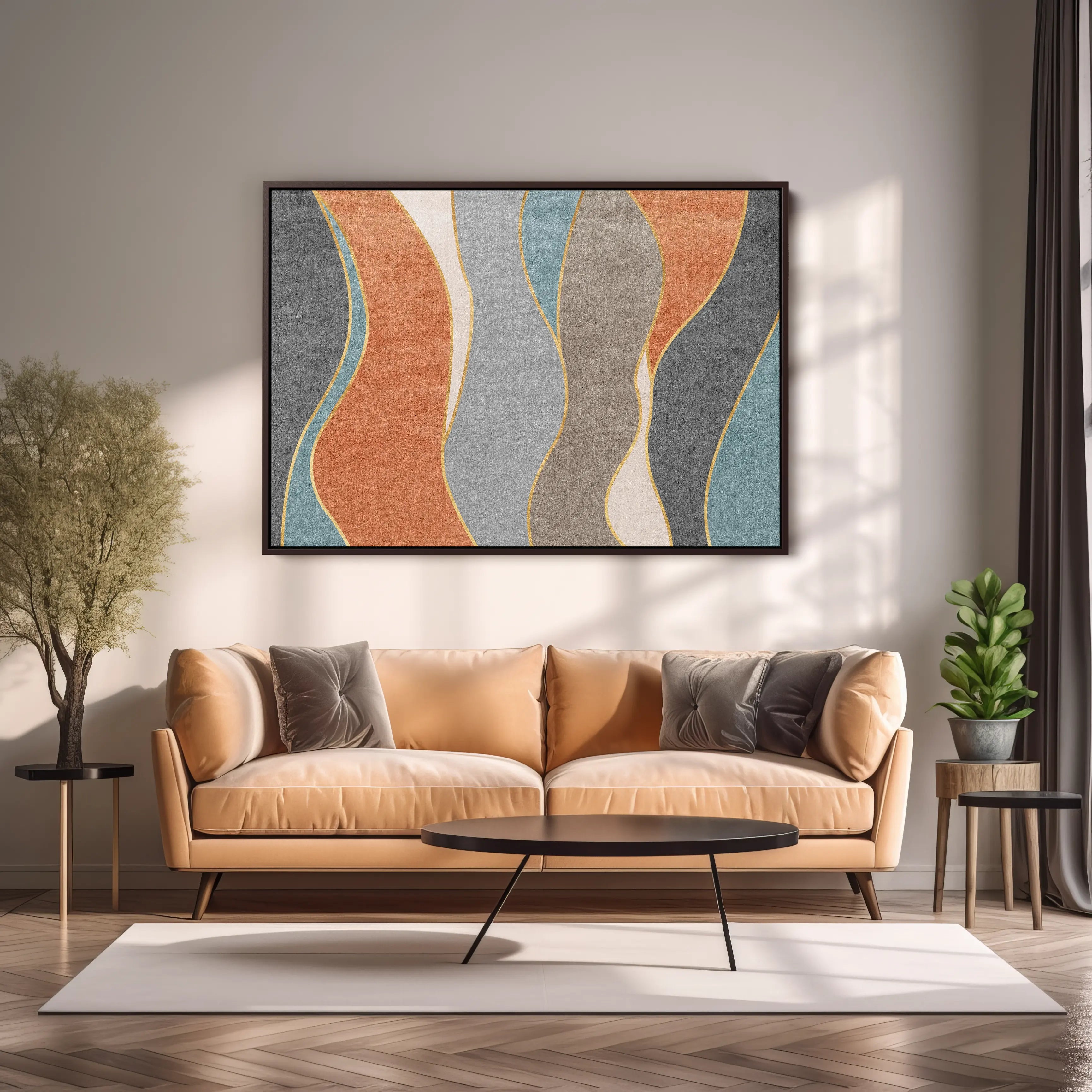 Abstract Canvas Wall Art SAD2160