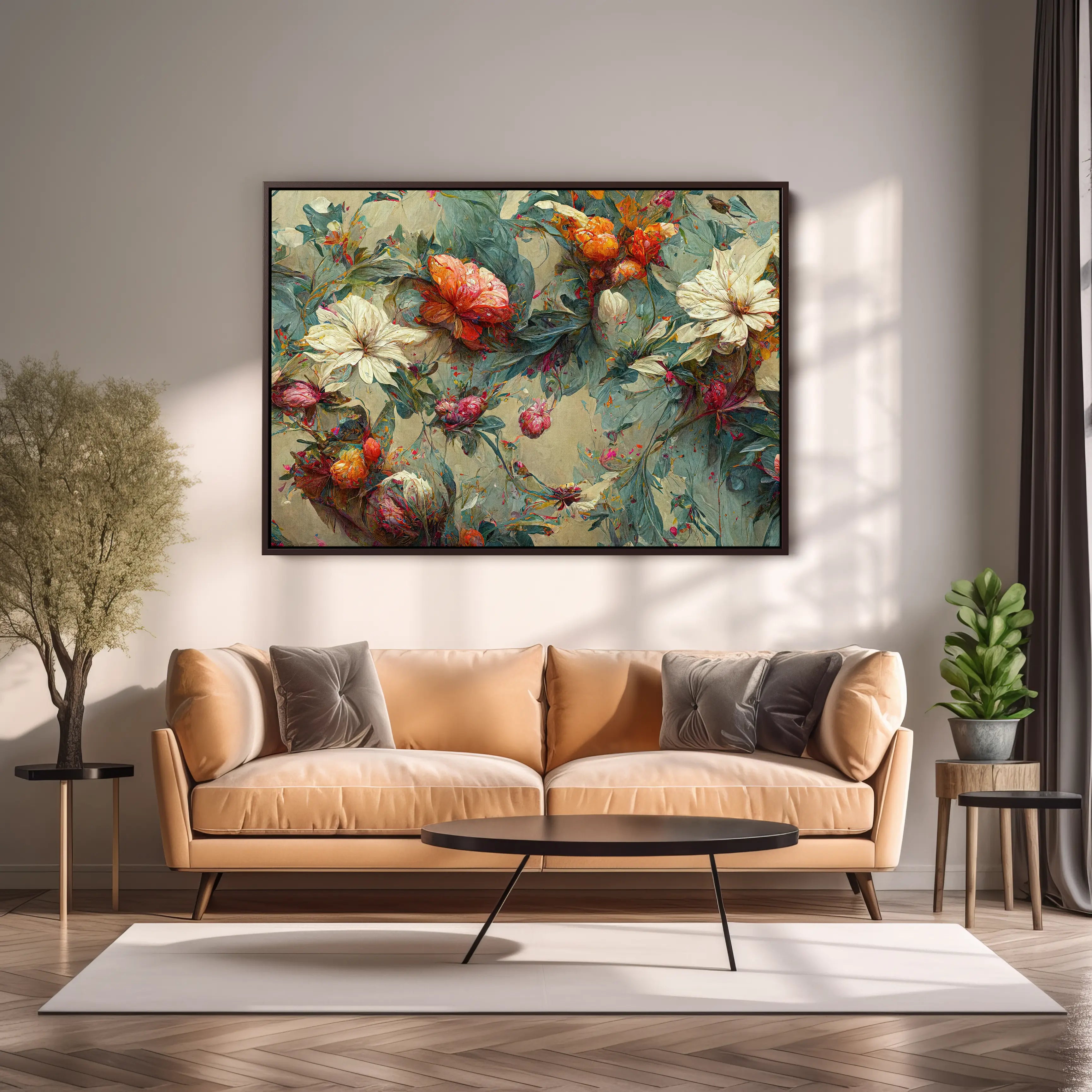 Floral Canvas Wall Art SAD699