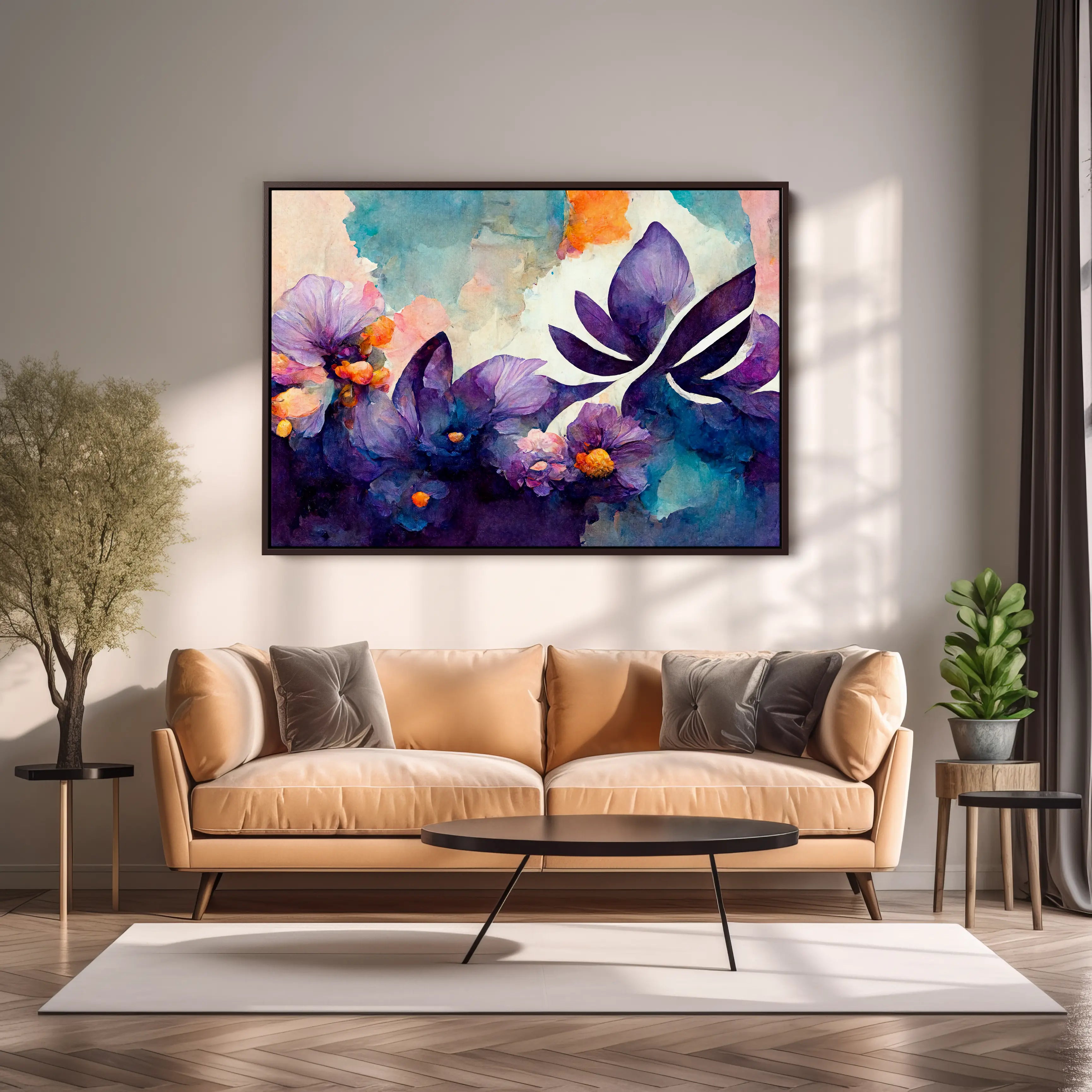 Floral Canvas Wall Art SAD683