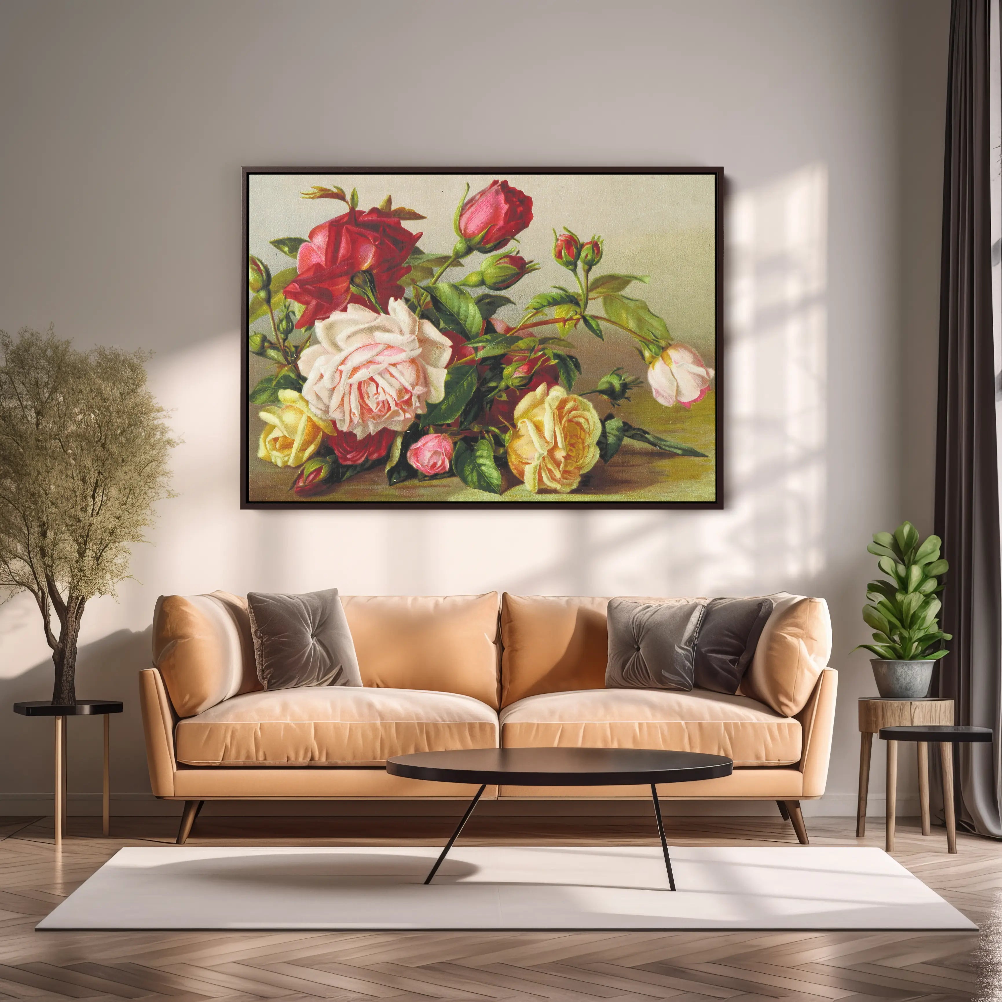 Floral Canvas Wall Art SAD759