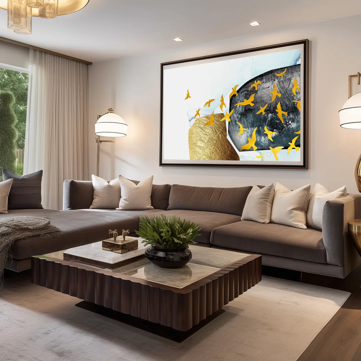Abstract Canvas Wall Art SAD1419