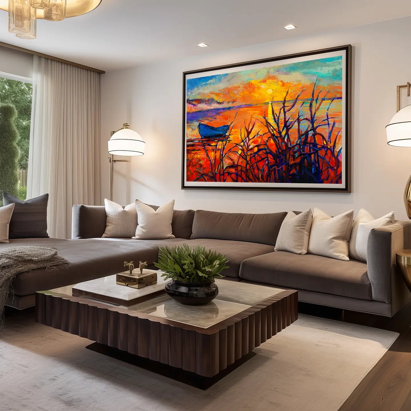 Landscape Canvas Wall Art SAD815