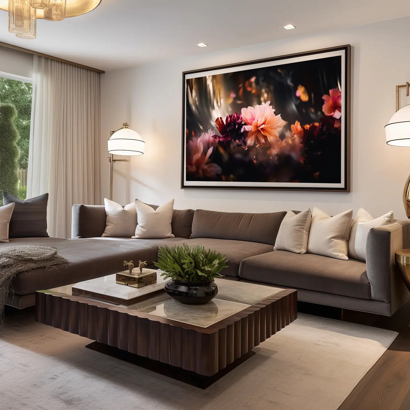 Floral Canvas Wall Art SAD1749