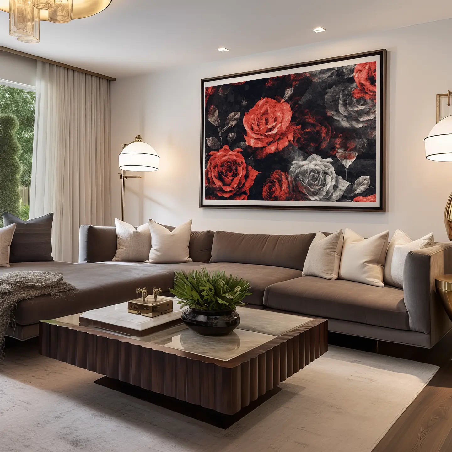 Floral Canvas Wall Art SAD718