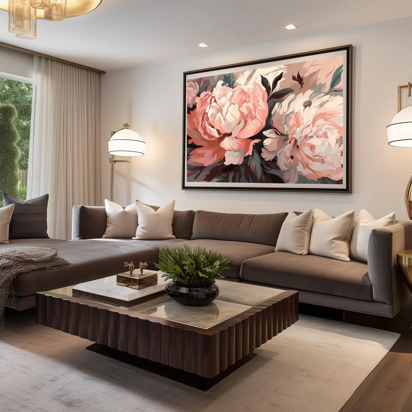 Floral Canvas Wall Art SAD674