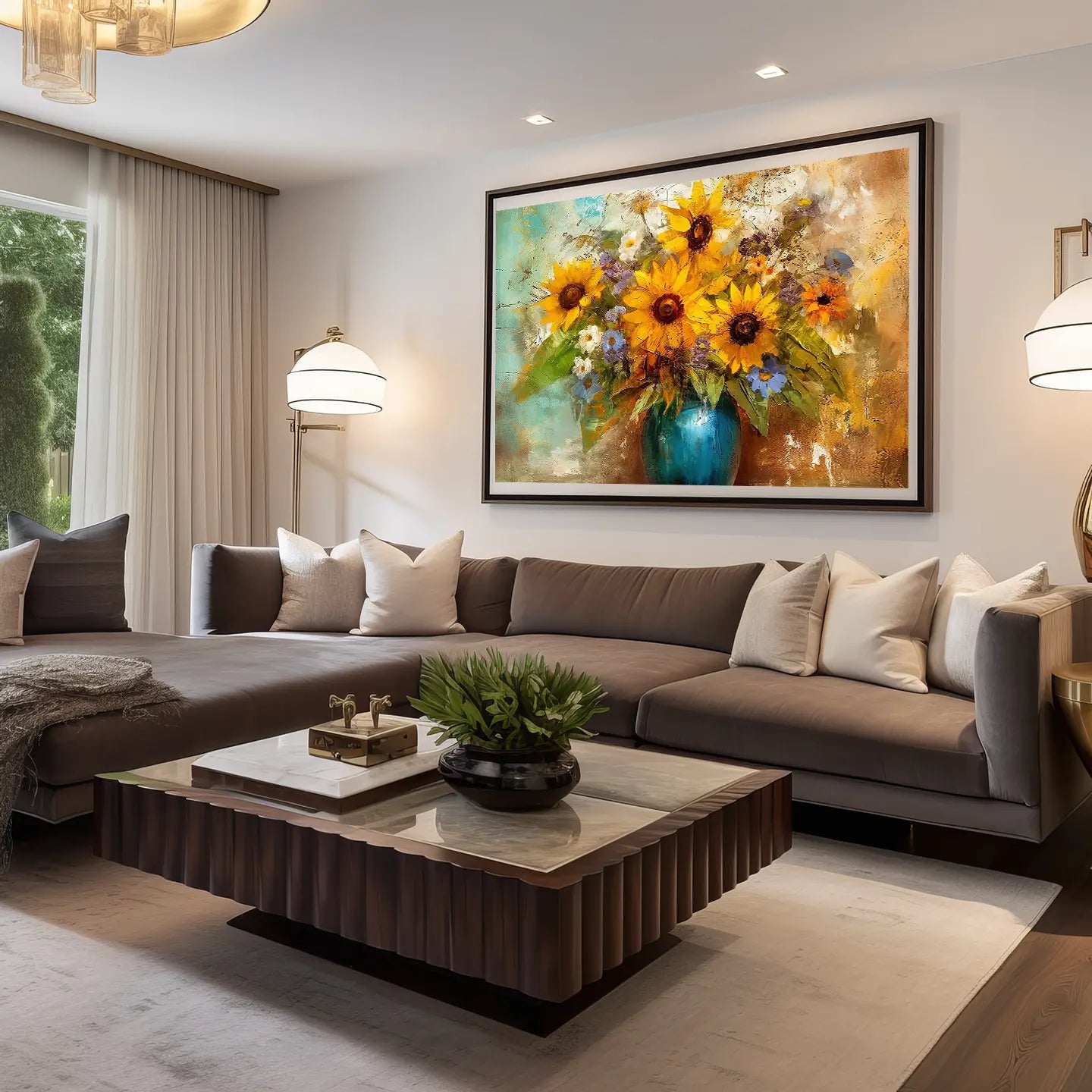 Floral Canvas Wall Art SAD704