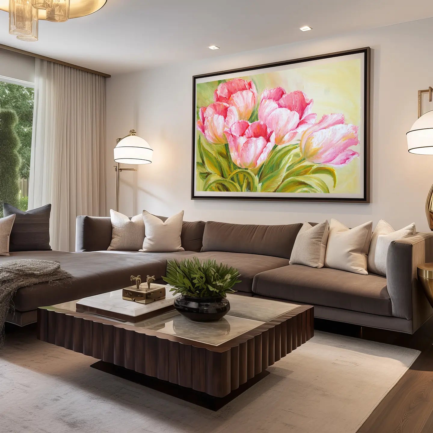 Floral Canvas Wall Art SAD781