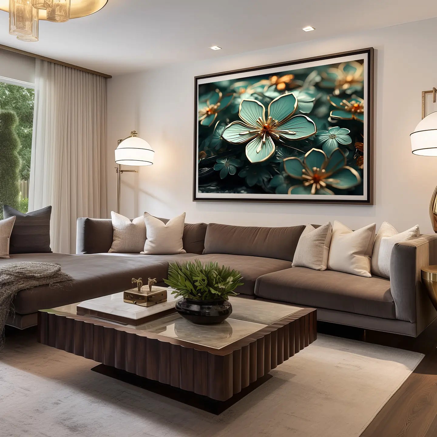 Floral Canvas Wall Art SAD1772