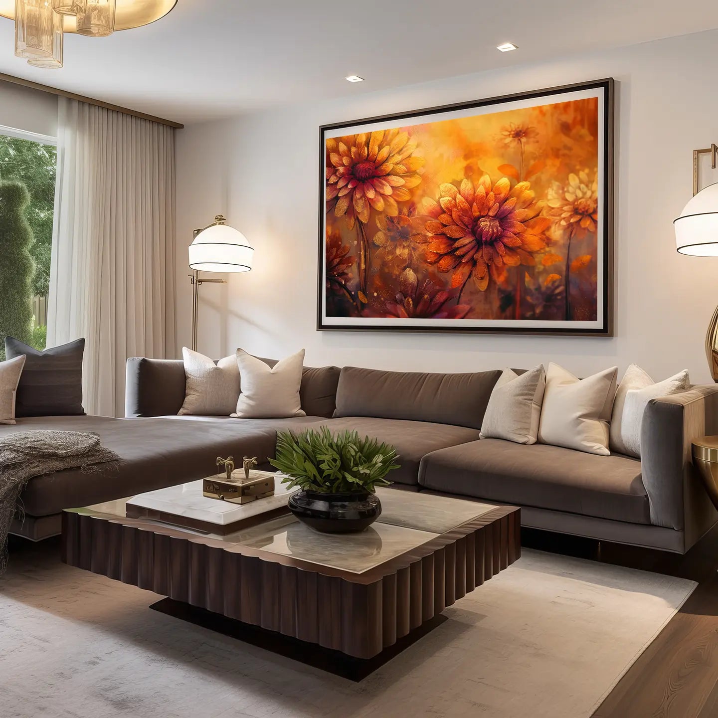 Floral Canvas Wall Art SAD668