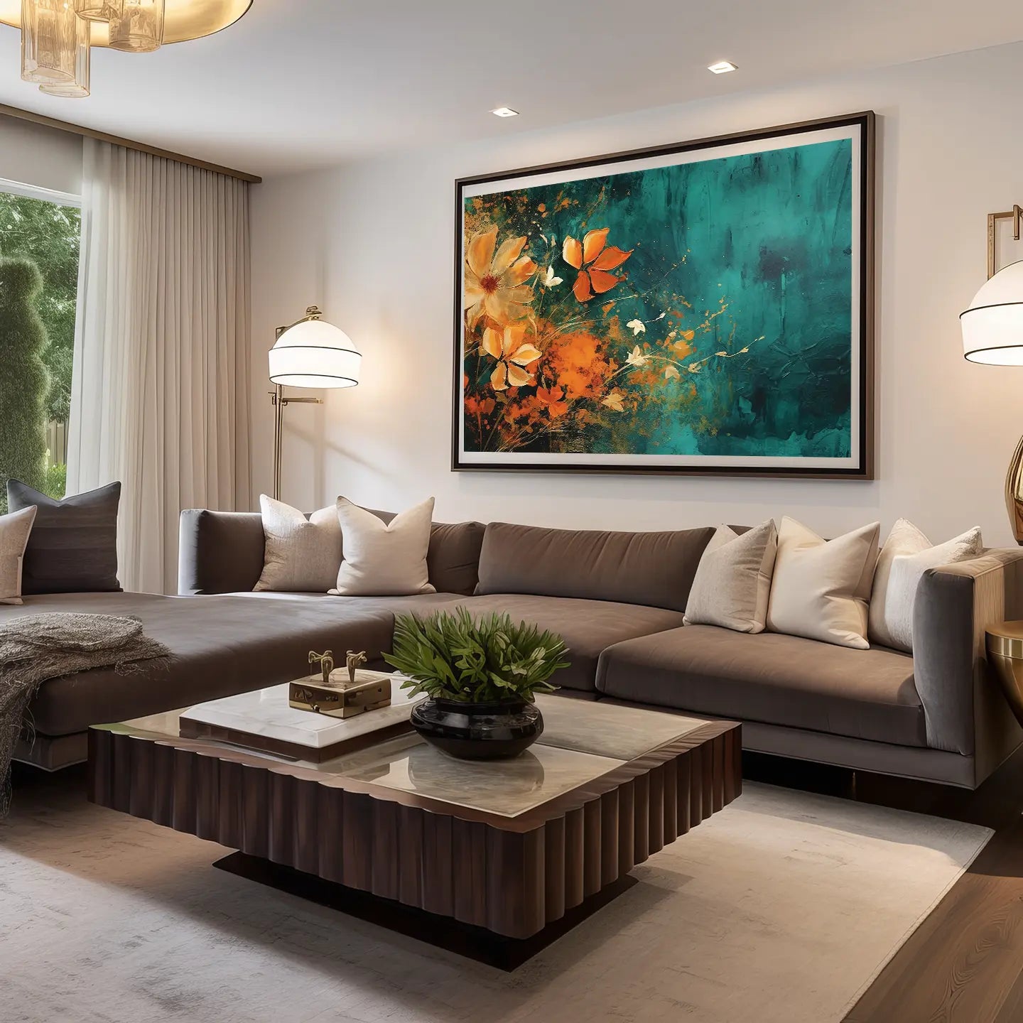 Floral Canvas Wall Art SAD600