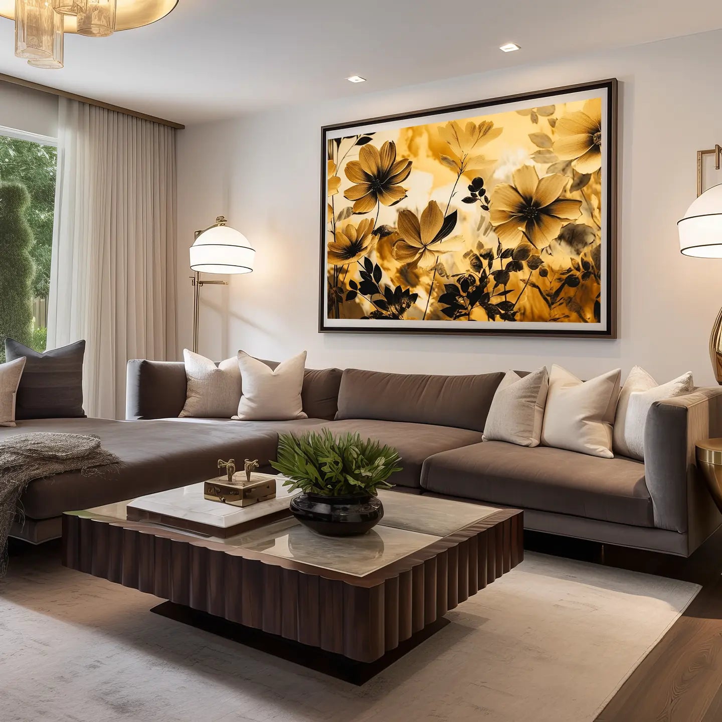 Floral Canvas Wall Art SAD639
