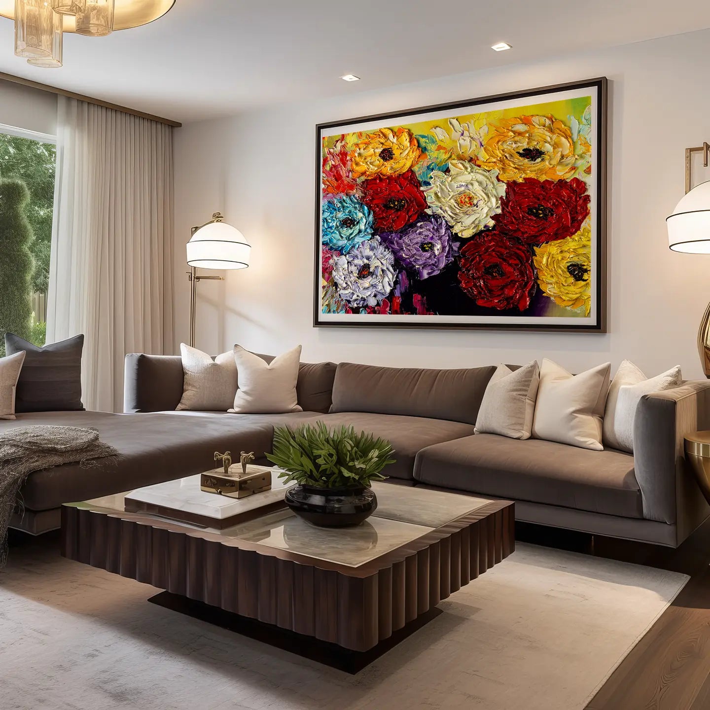 Floral Canvas Wall Art SAD1111