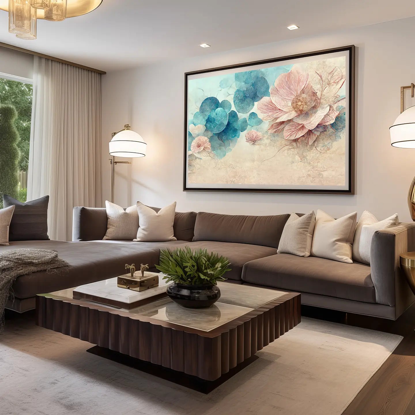 Floral Canvas Wall Art SAD570
