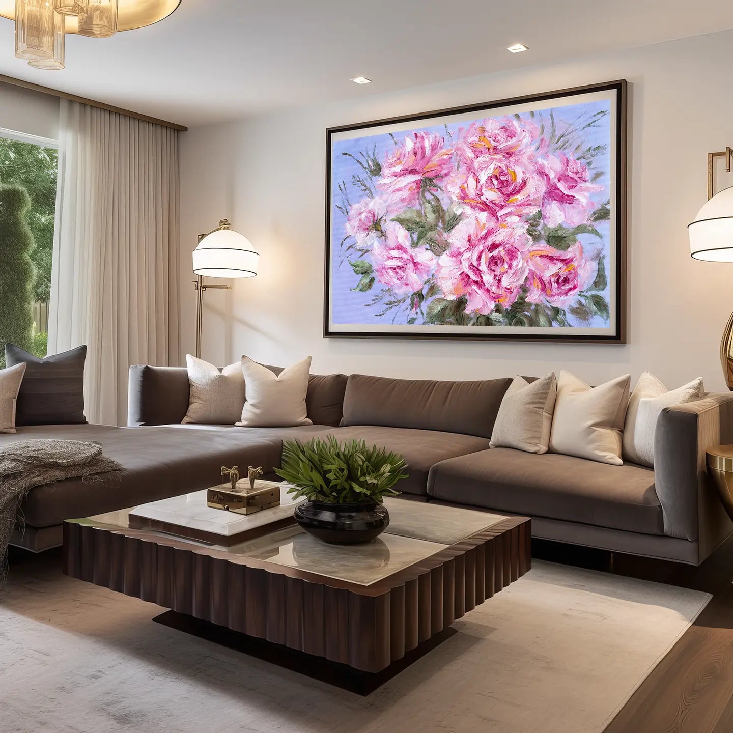 Floral Canvas Wall Art SAD820