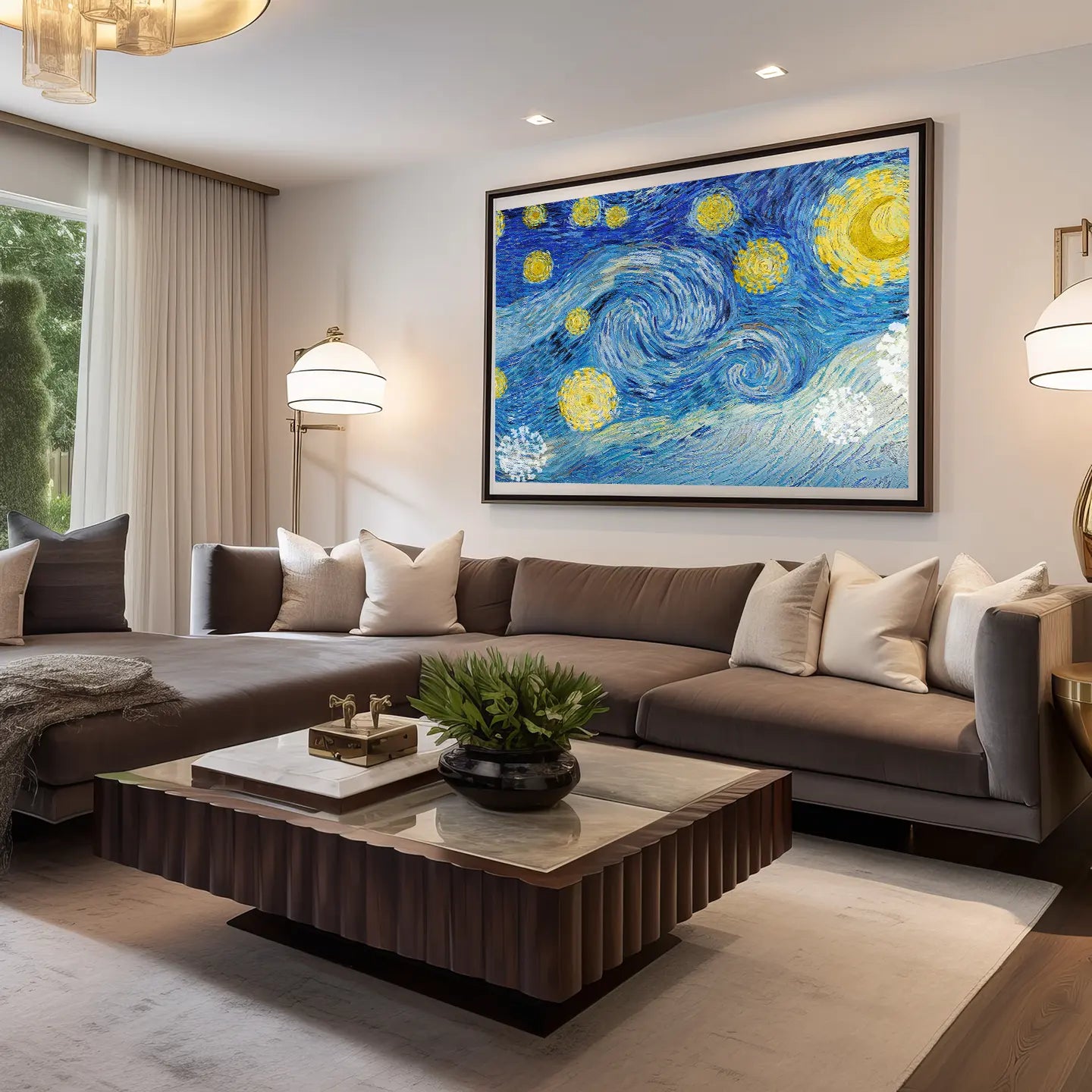 Abstract Canvas Wall Art SAD726