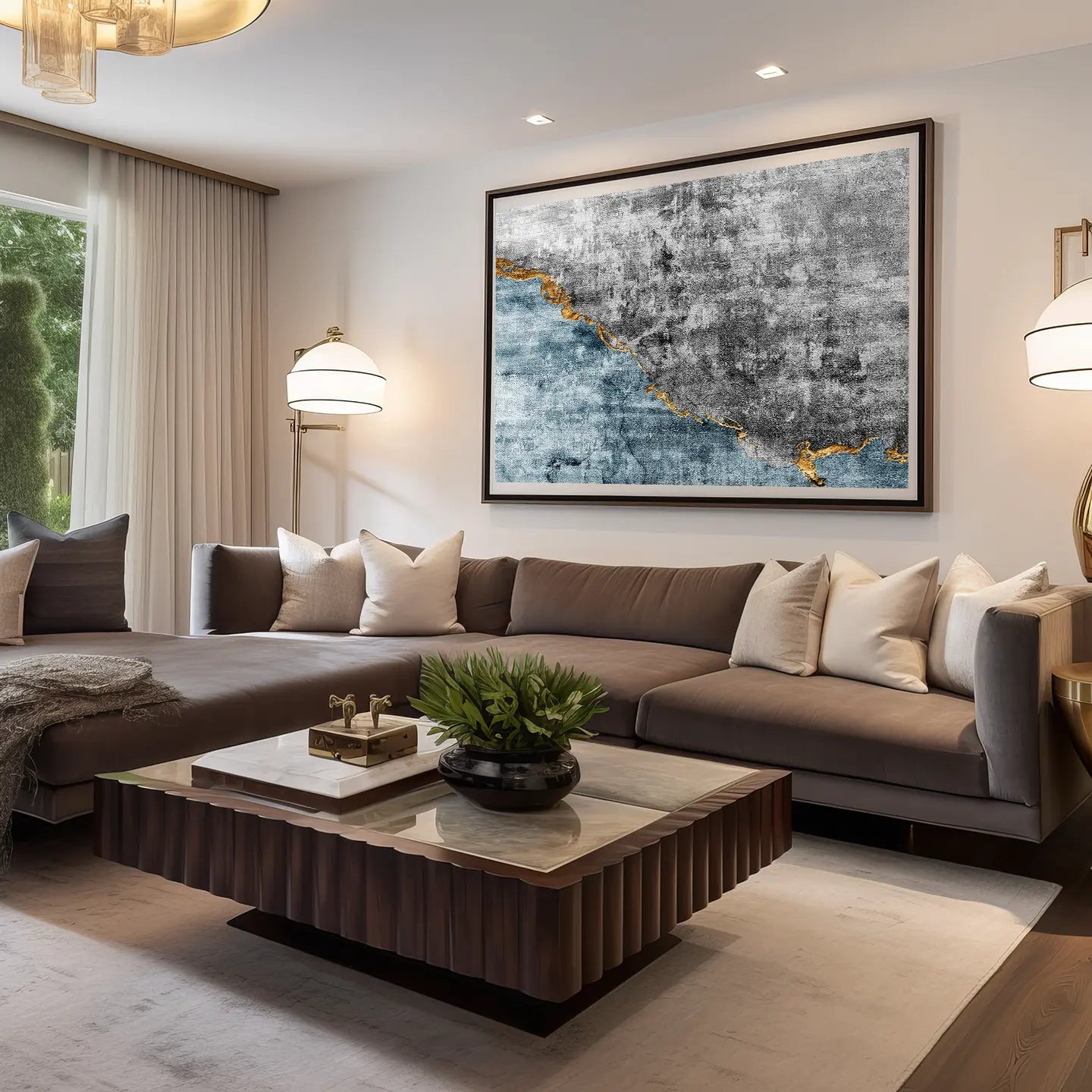 Abstract Canvas Wall Art SAD1478