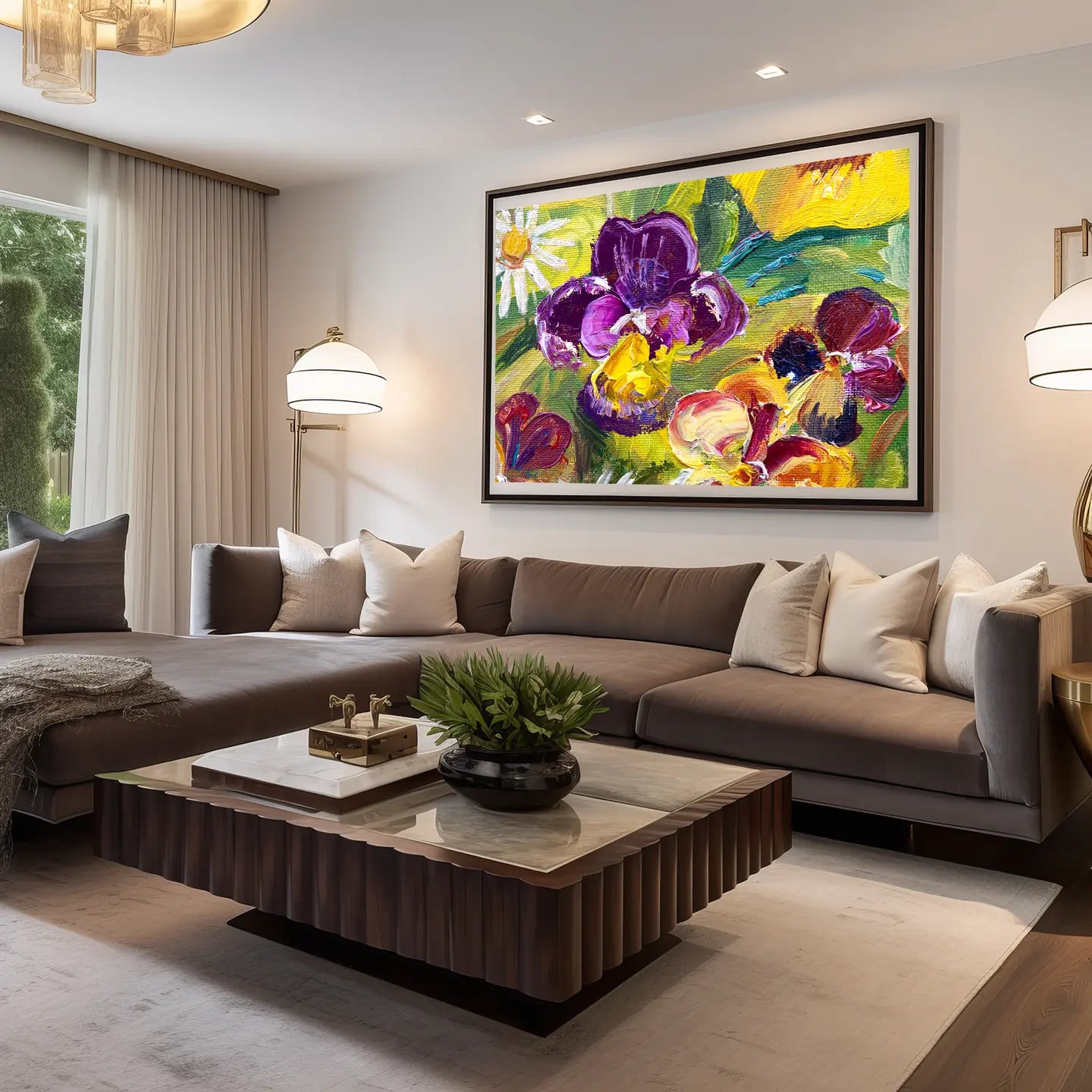 Floral Canvas Wall Art SAD765