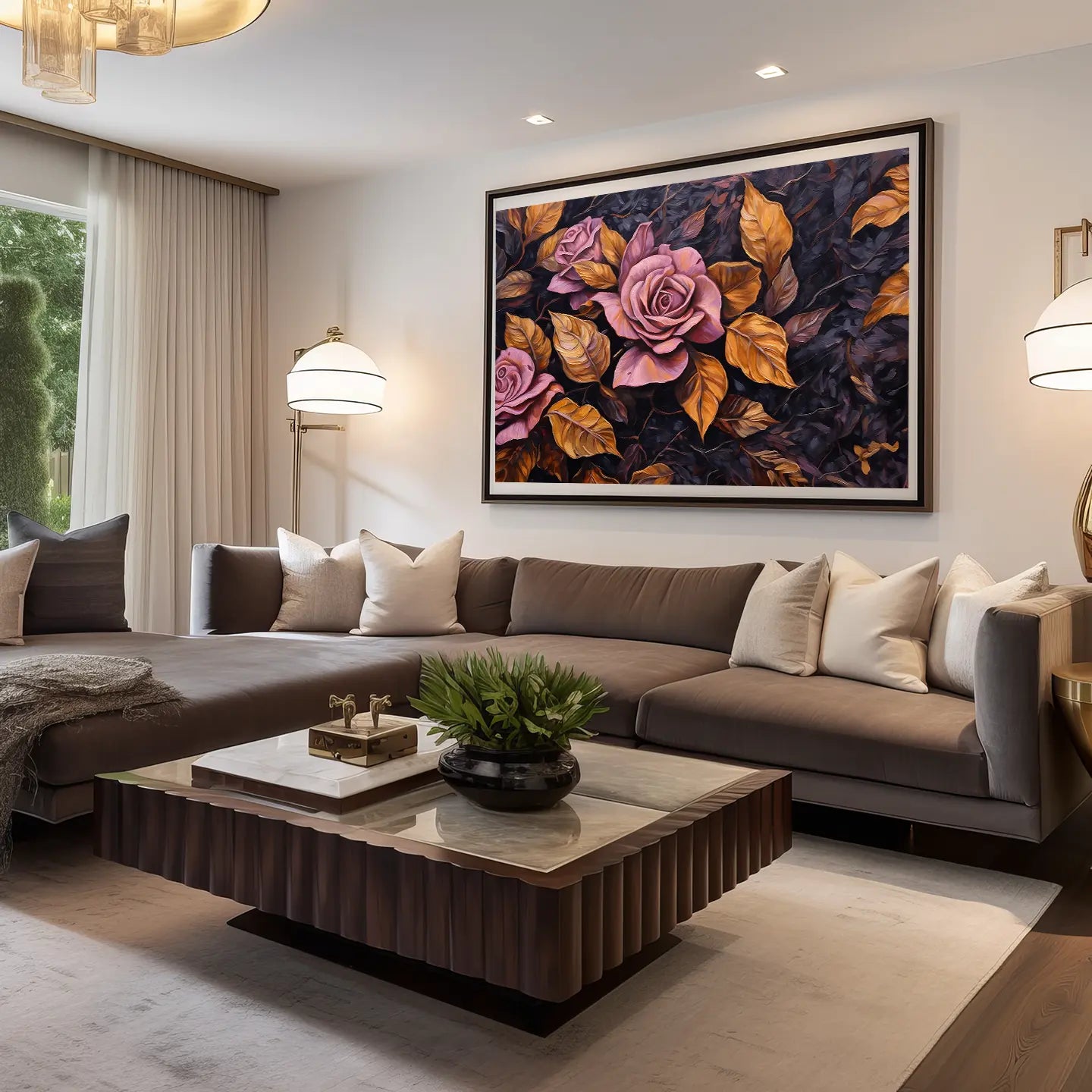 Floral Canvas Wall Art SAD1527