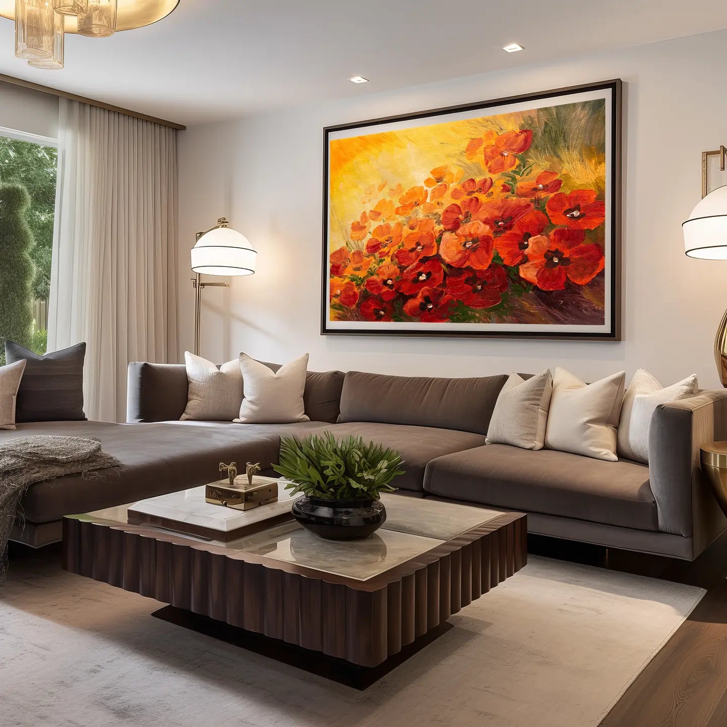 Floral Canvas Wall Art SAD849
