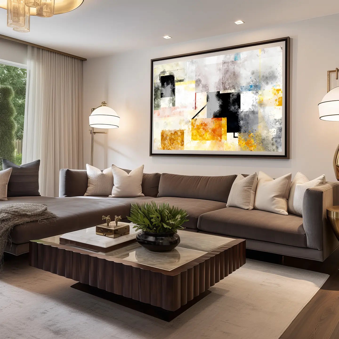 Abstract Canvas Wall Art SAD1474