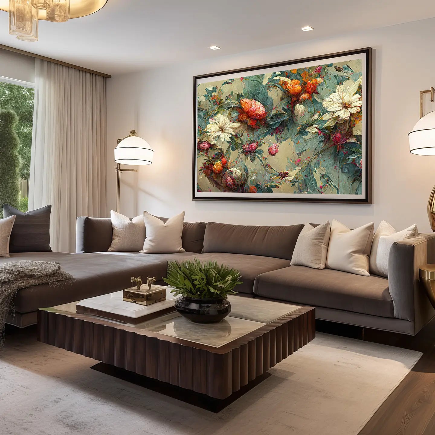Floral Canvas Wall Art SAD699