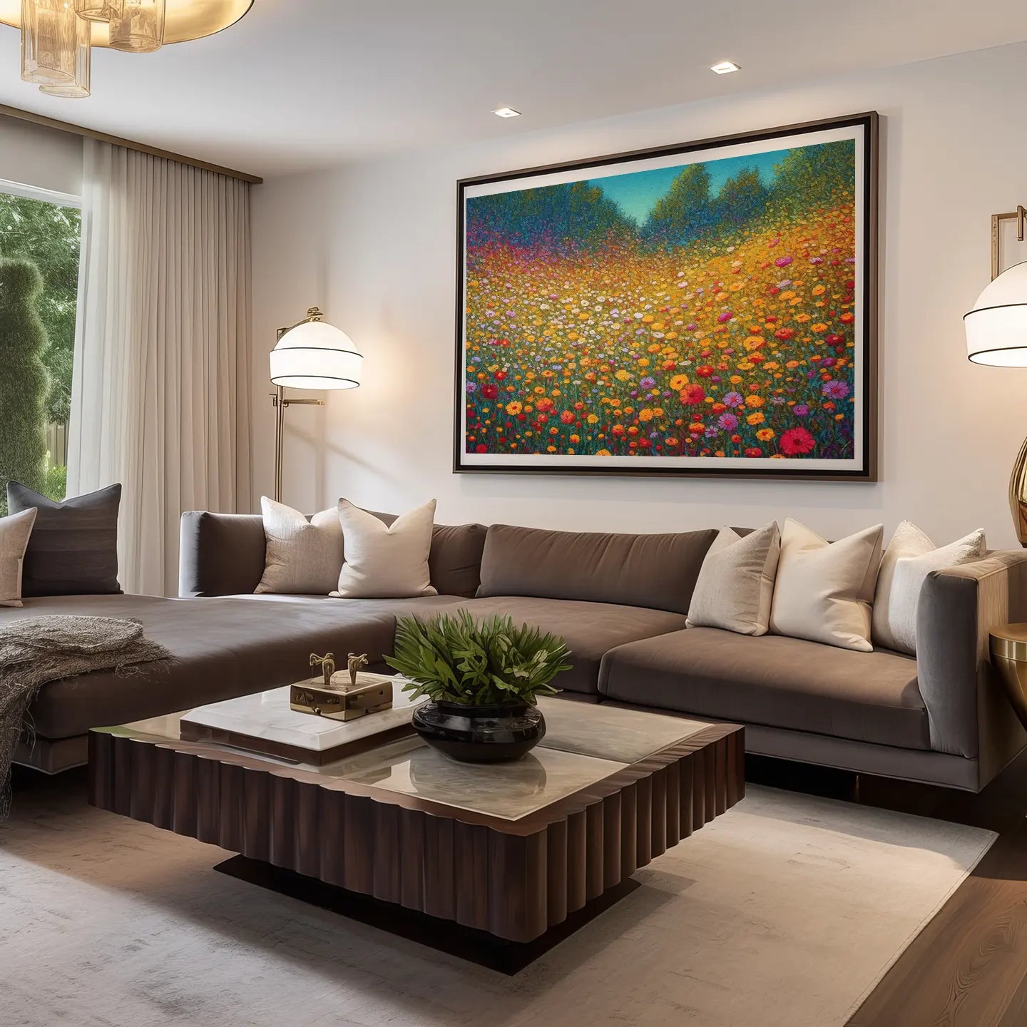 Floral Canvas Wall Art SAD738