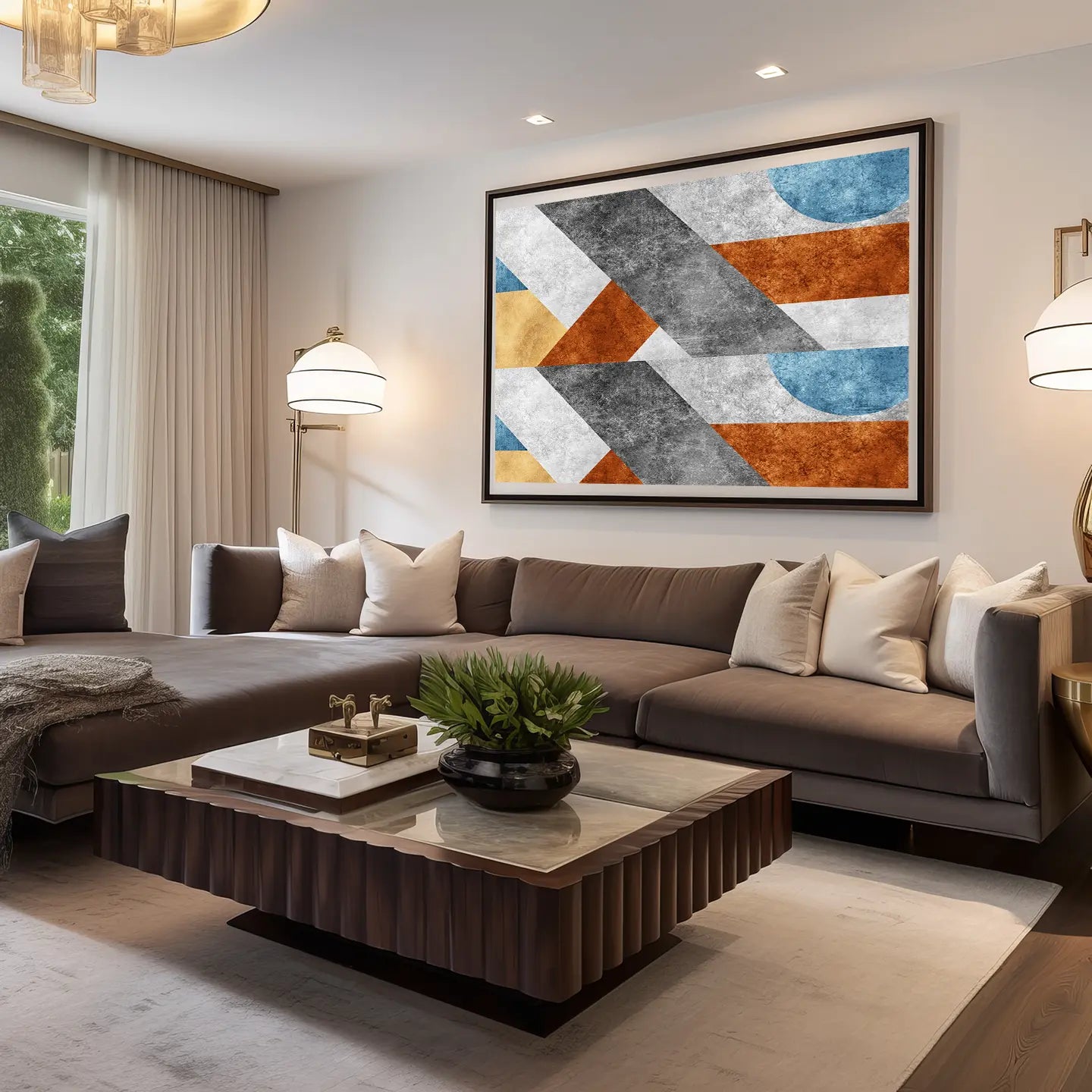 Abstract Canvas Wall Art SAD2172
