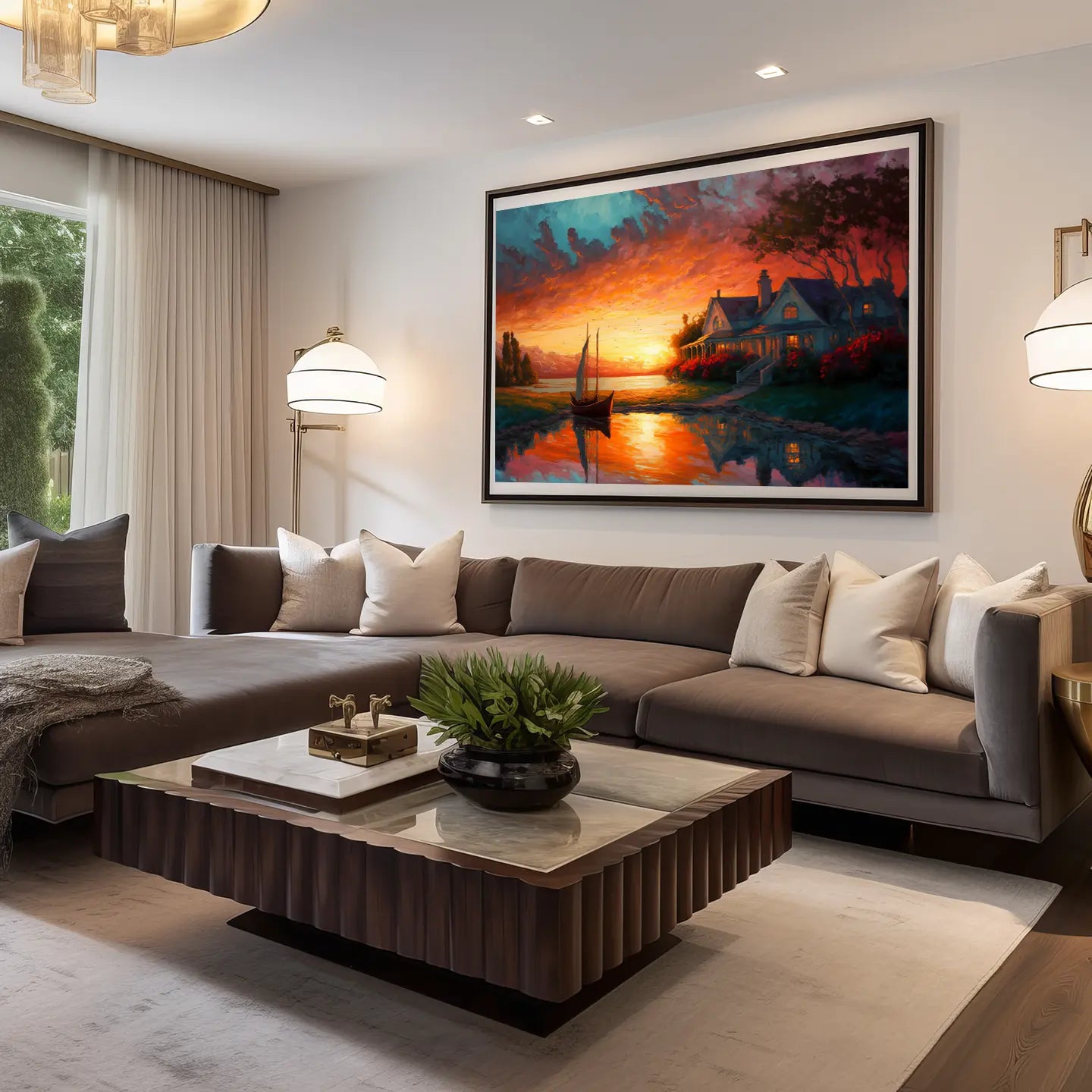 Landscape Canvas Wall Art SAD672