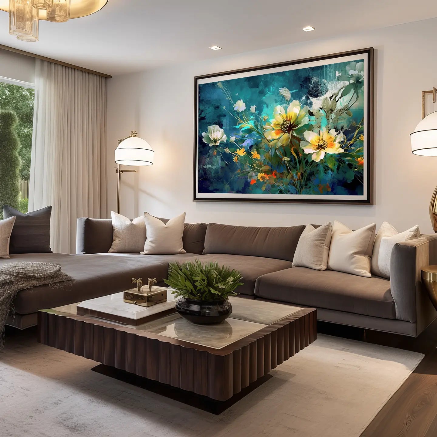 Floral Canvas Wall Art SAD698