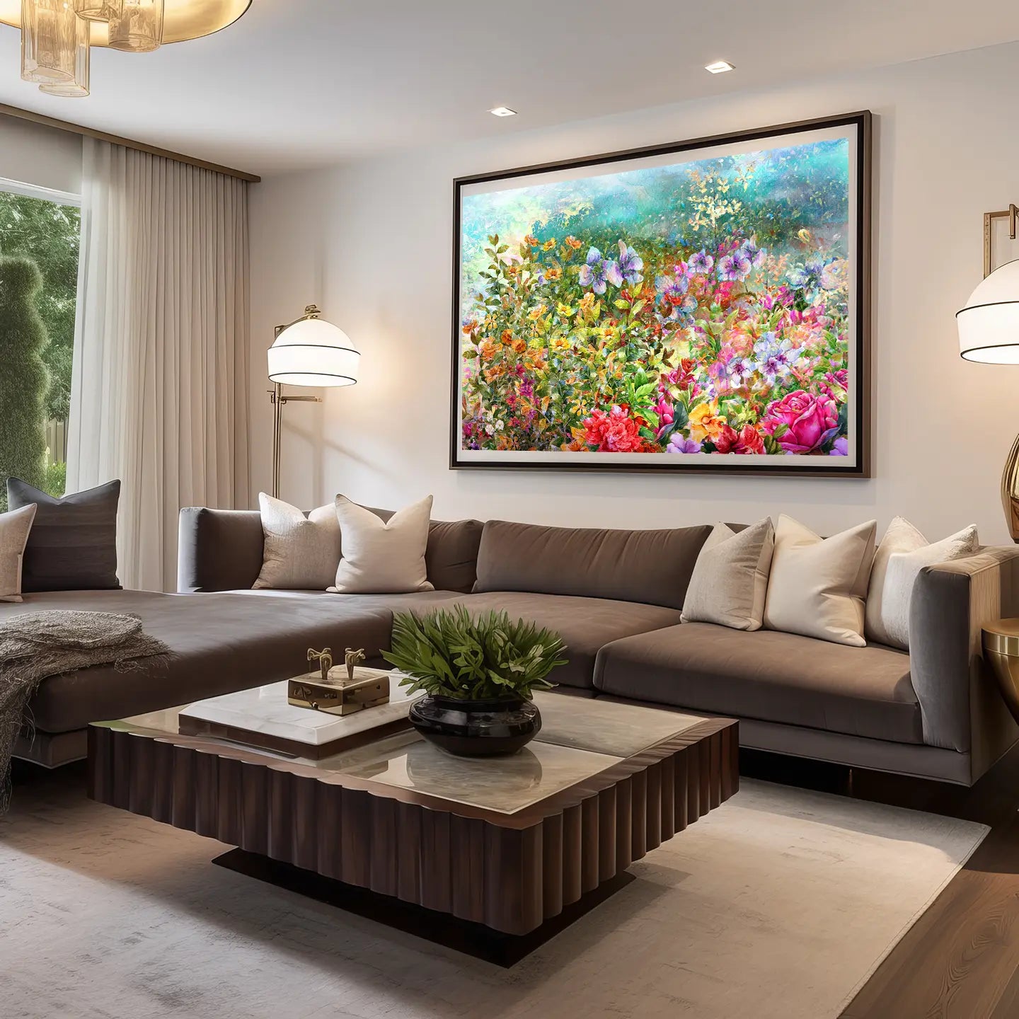 Floral Canvas Wall Art SAD557
