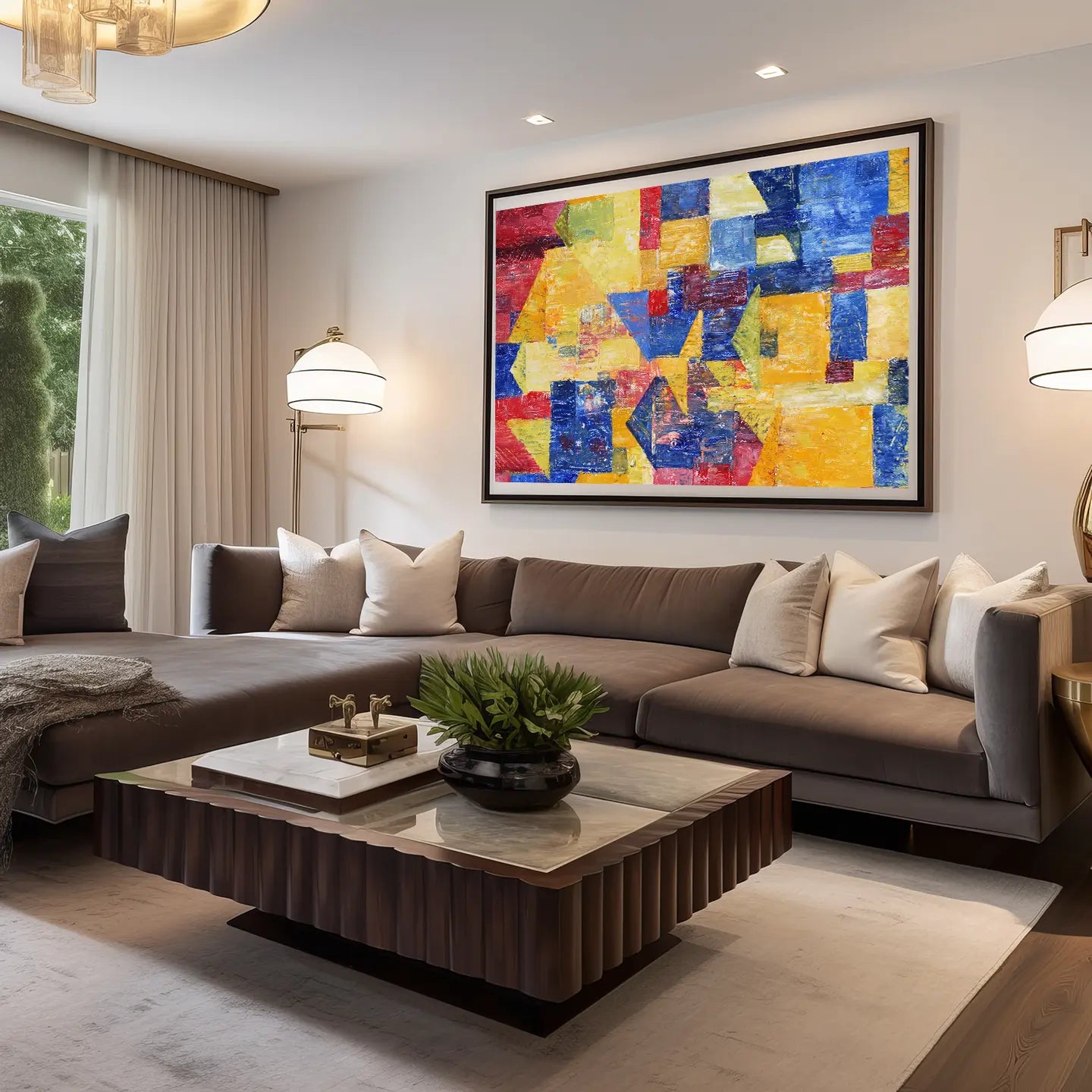 Abstract Canvas Wall Art SAD823
