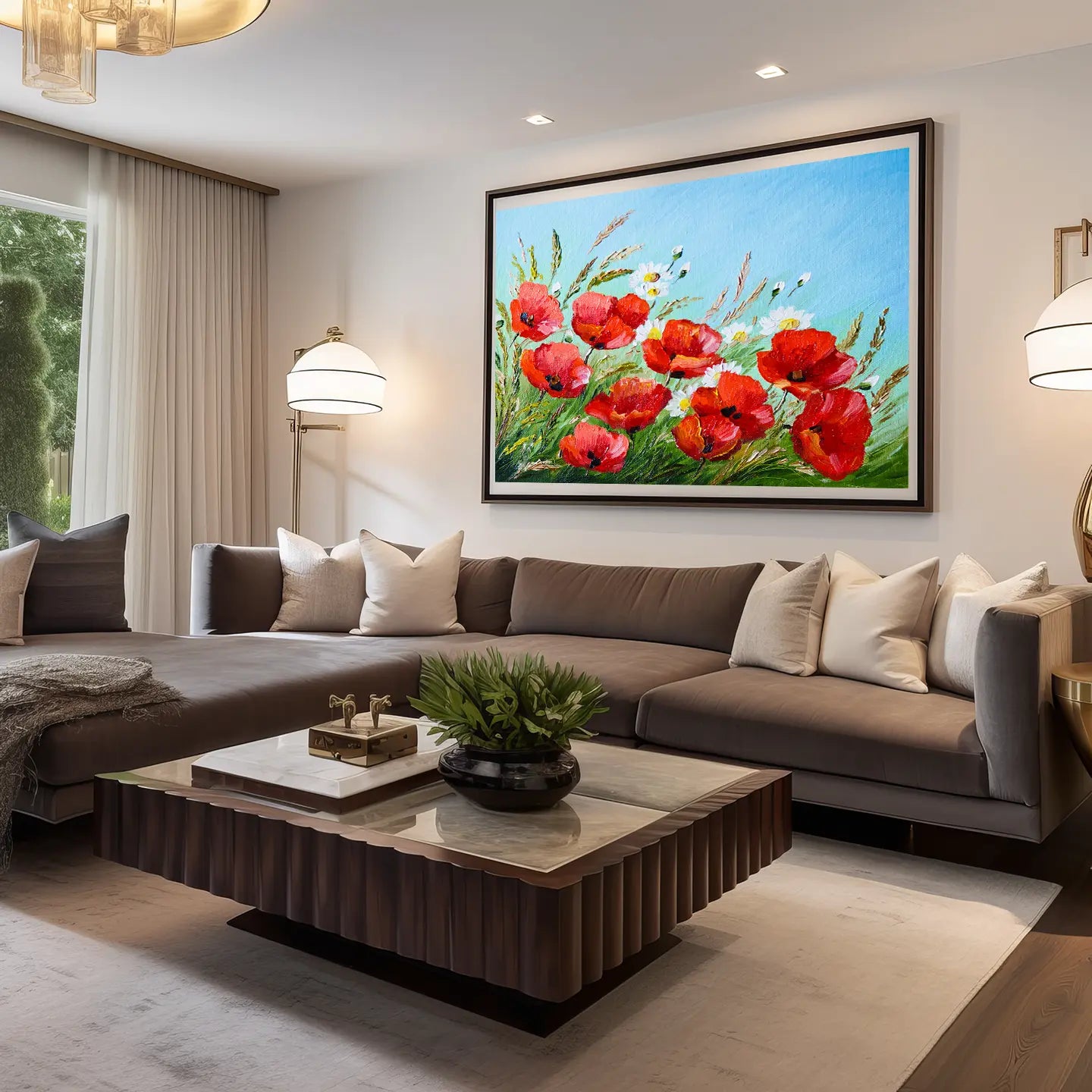 Floral Canvas Wall Art SAD842