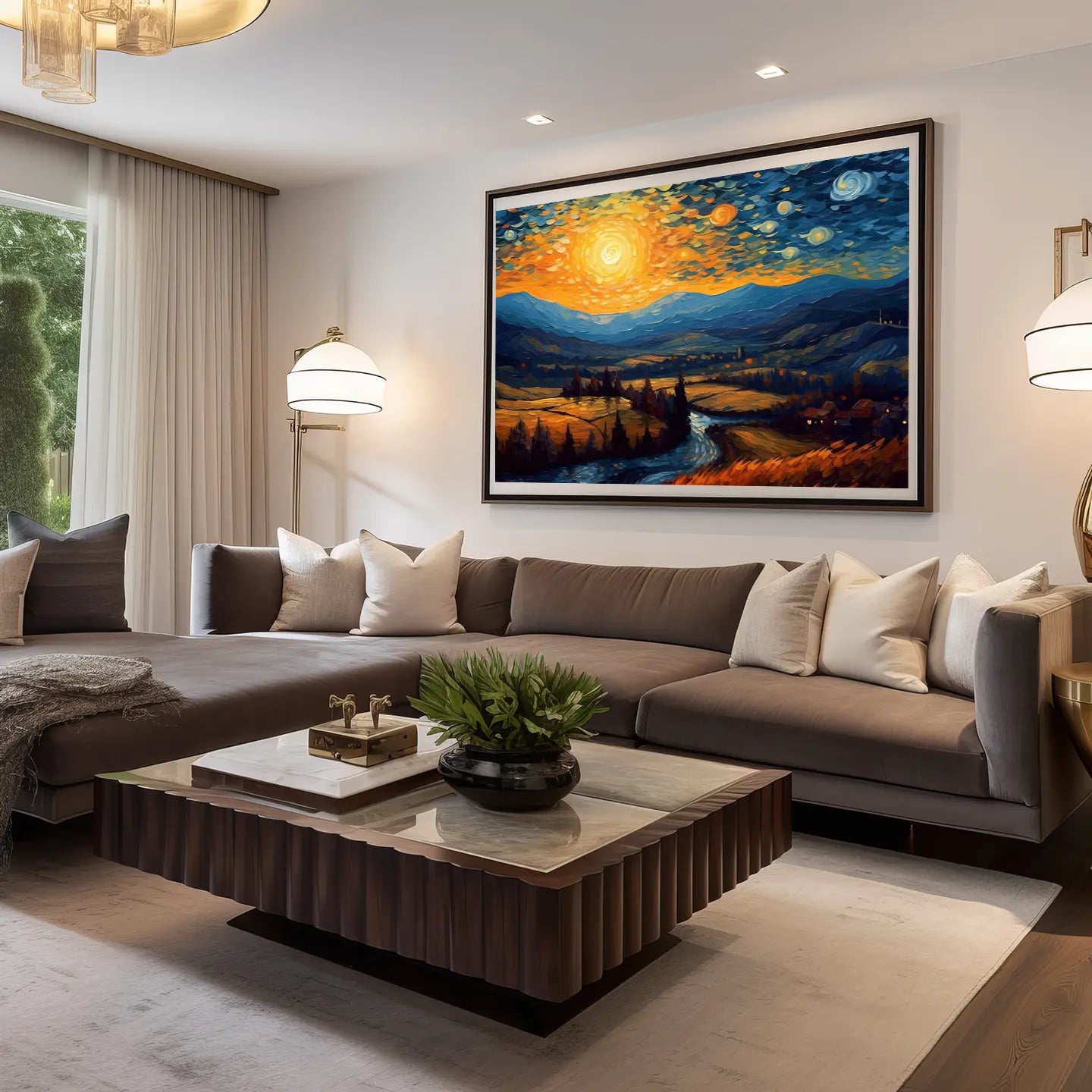 Abstract Canvas Wall Art SAD1495